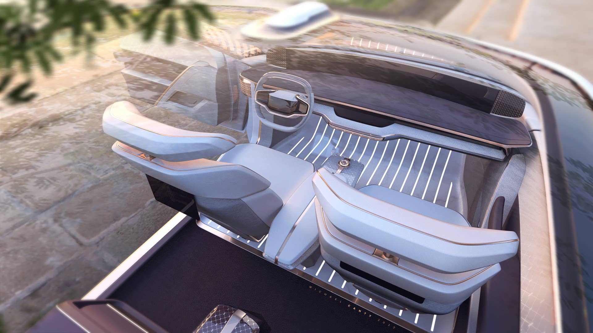 Lincoln Concept vehicle. Not available for purchase.