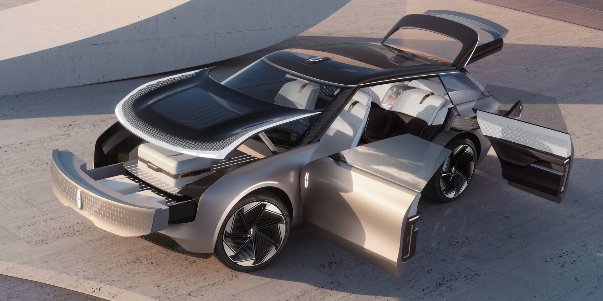 Lincoln Concept vehicle. Not available for purchase.