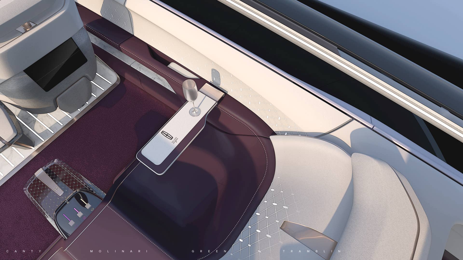 Lincoln Concept vehicle. Not available for purchase.