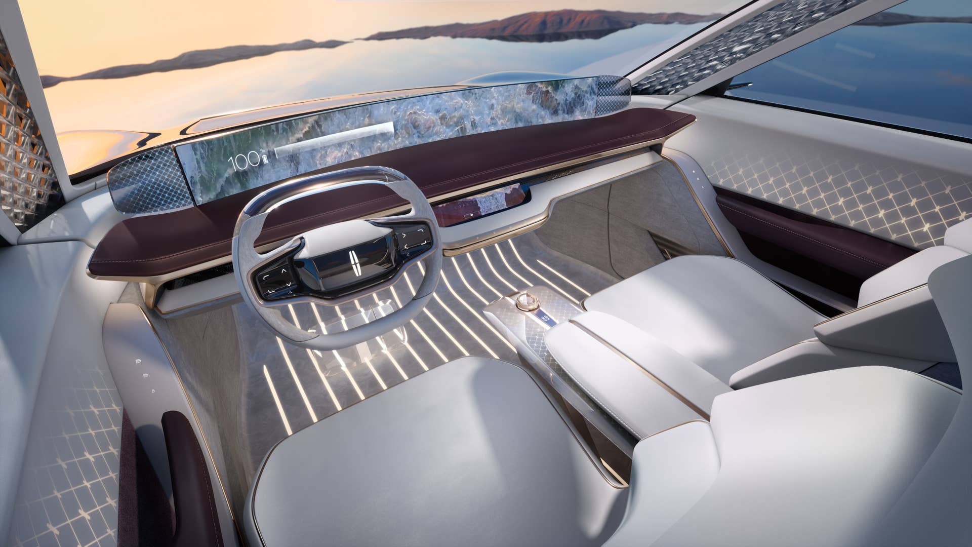 Lincoln Concept vehicle. Not available for purchase.