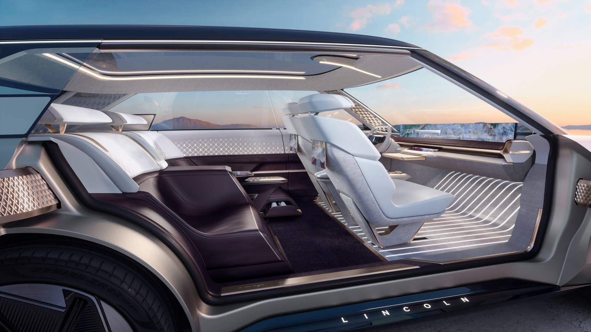 Lincoln Concept vehicle. Not available for purchase.