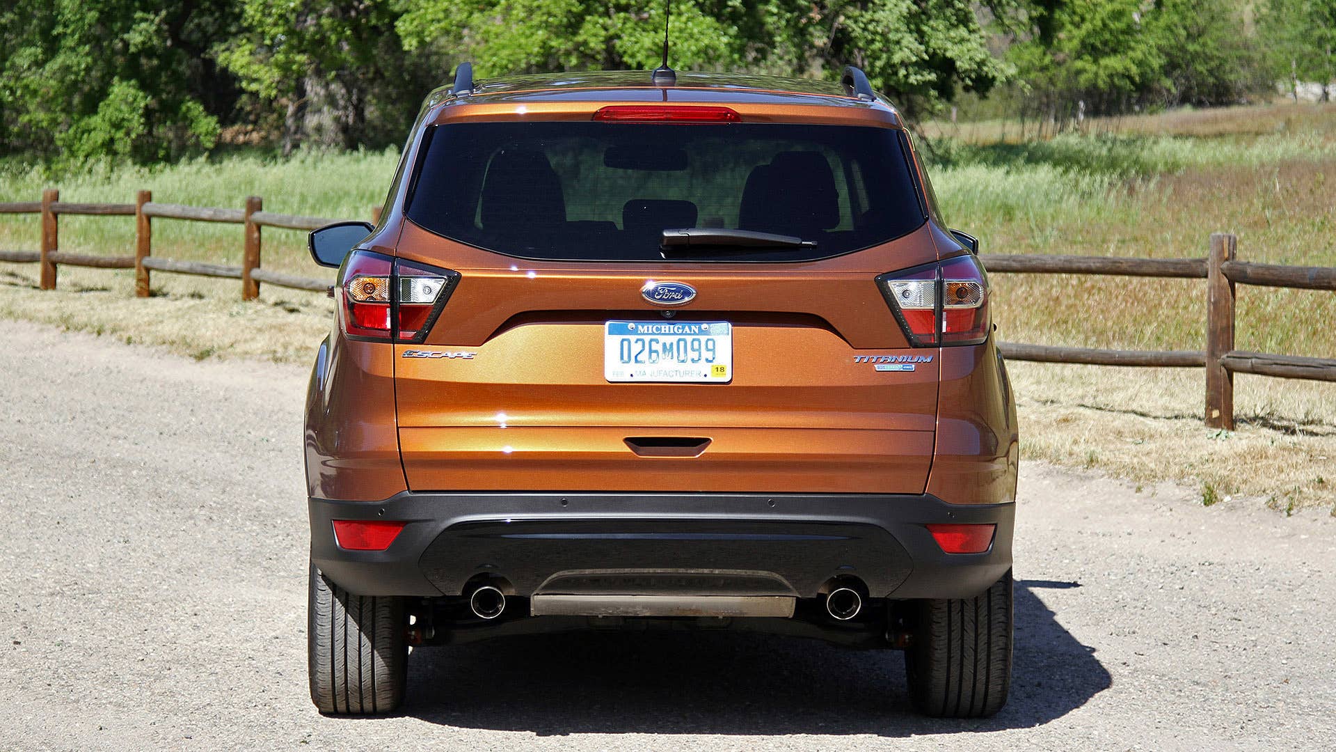 2017 Ford Escape rear view