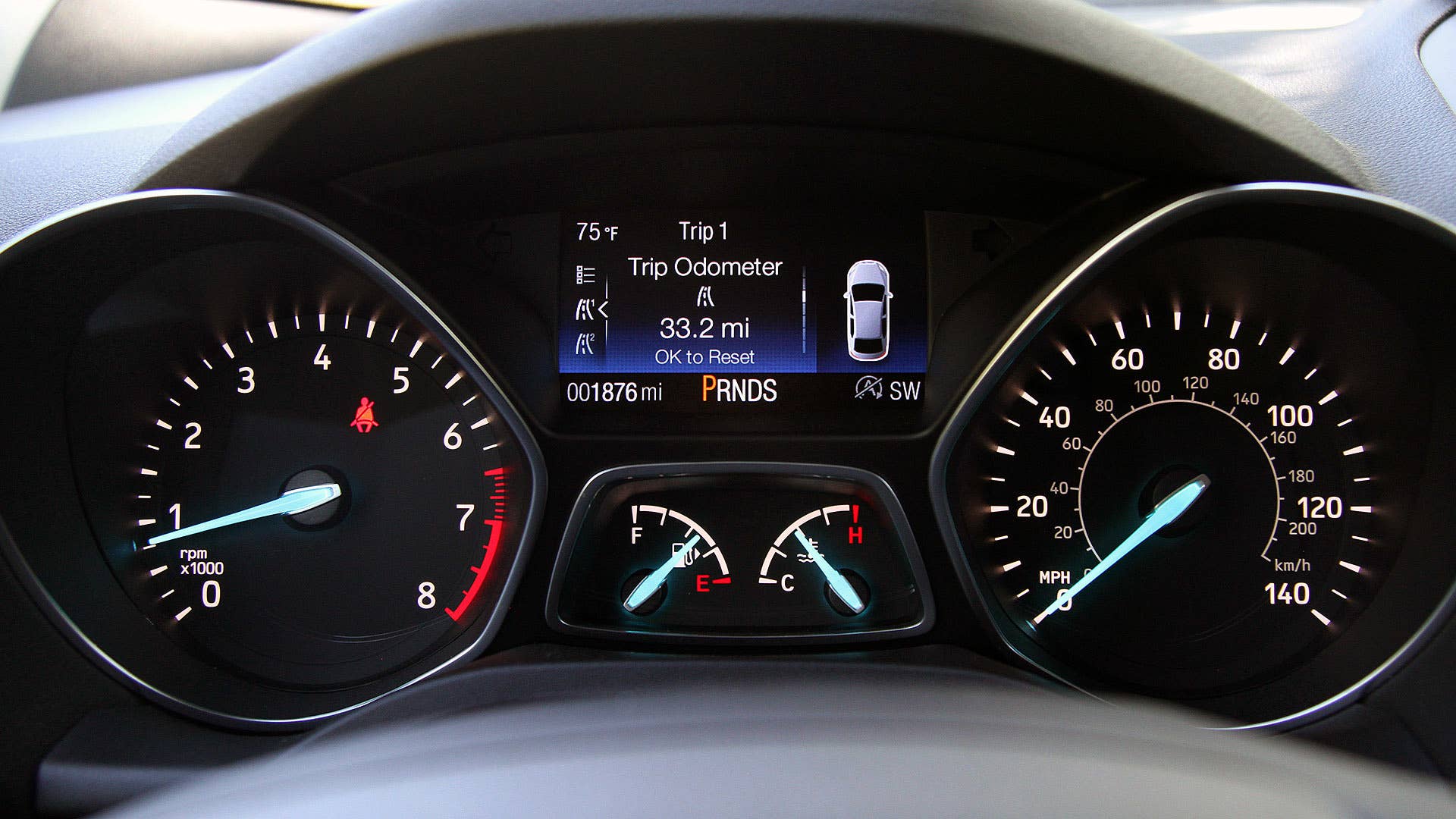 2017 Ford Escape gauges