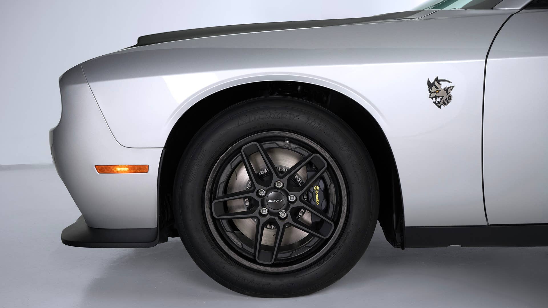 The Dodge brand worked closely over many months with Mickey Thompson Tires to develop applications exclusively for the 2023 Dodge Challenger SRT Demon 170 that were crucial to the vehicle achieving maximum traction under extreme acceleration.