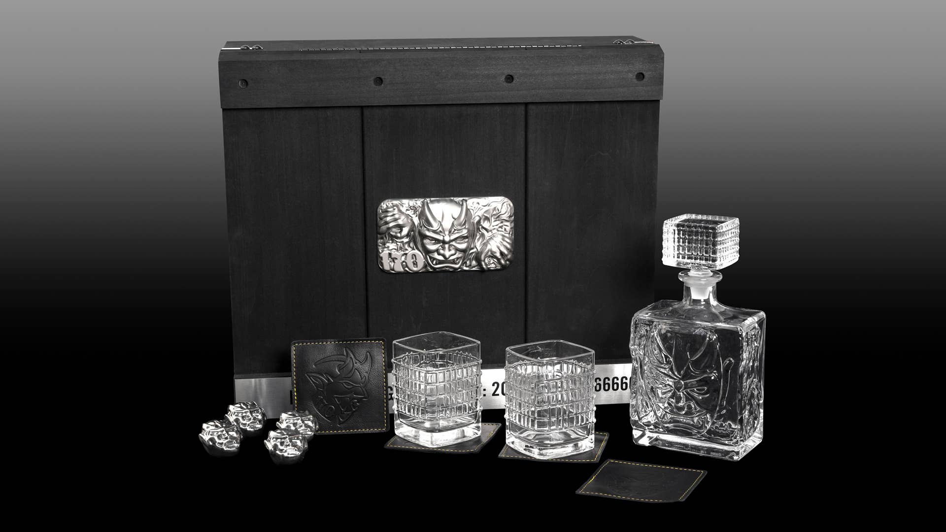 Each 2023 Dodge Challenger SRT Demon 170 owner will  receive a commemorative Demon decanter set, serialized to the specific owner and vehicle.