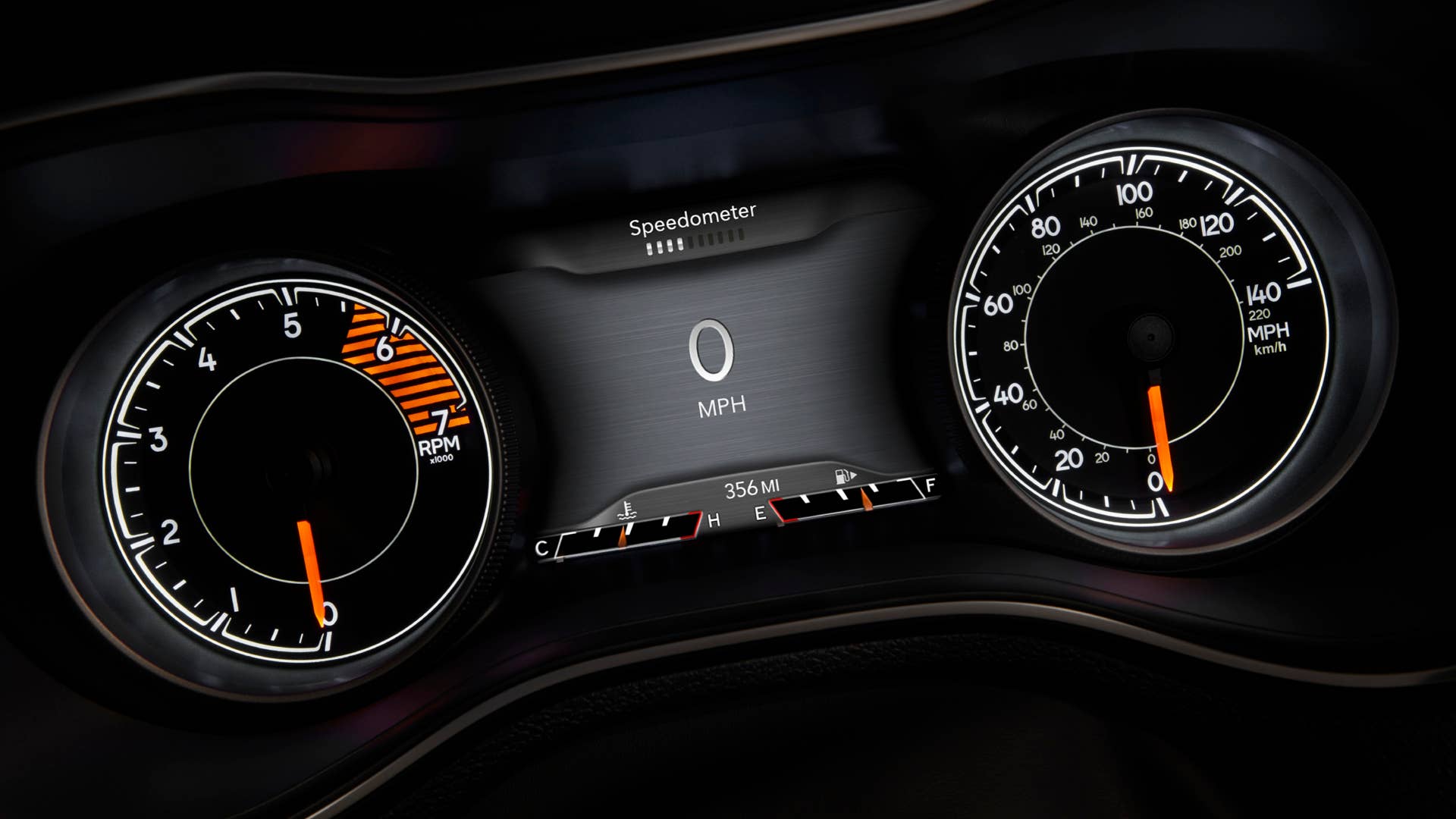 2022 Jeep® Cherokee Limited 7-inch color digital cluster display