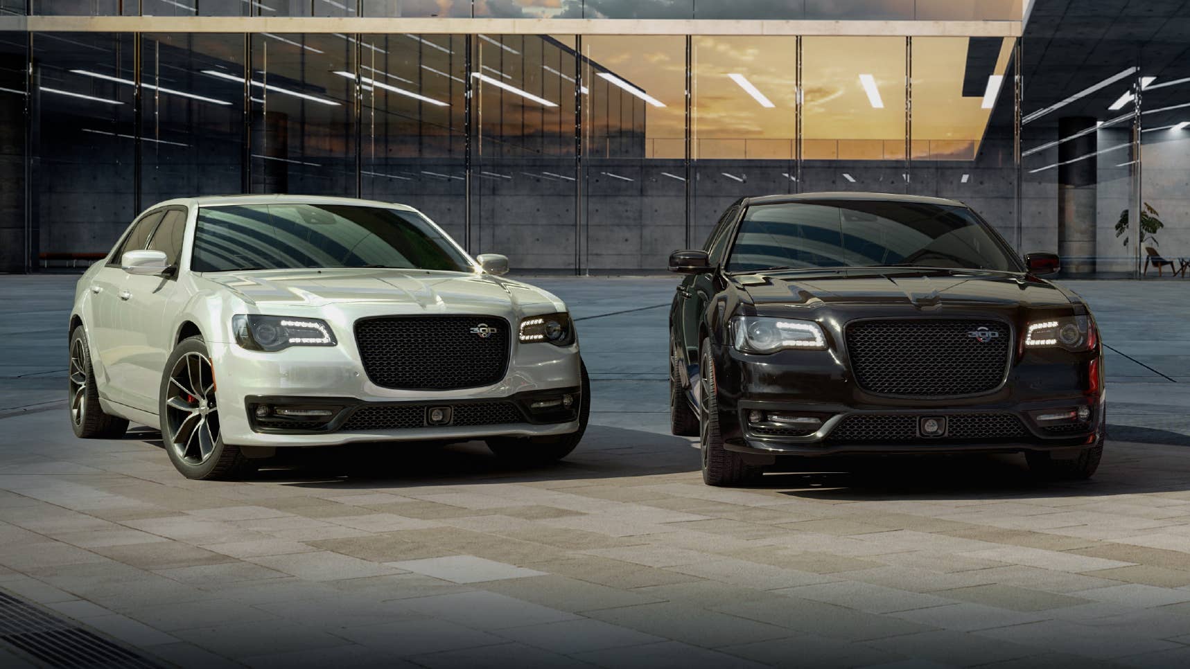The 2023 Chrysler 300C will be available in three exterior colors: Bright White, Gloss Black and Velvet Red.