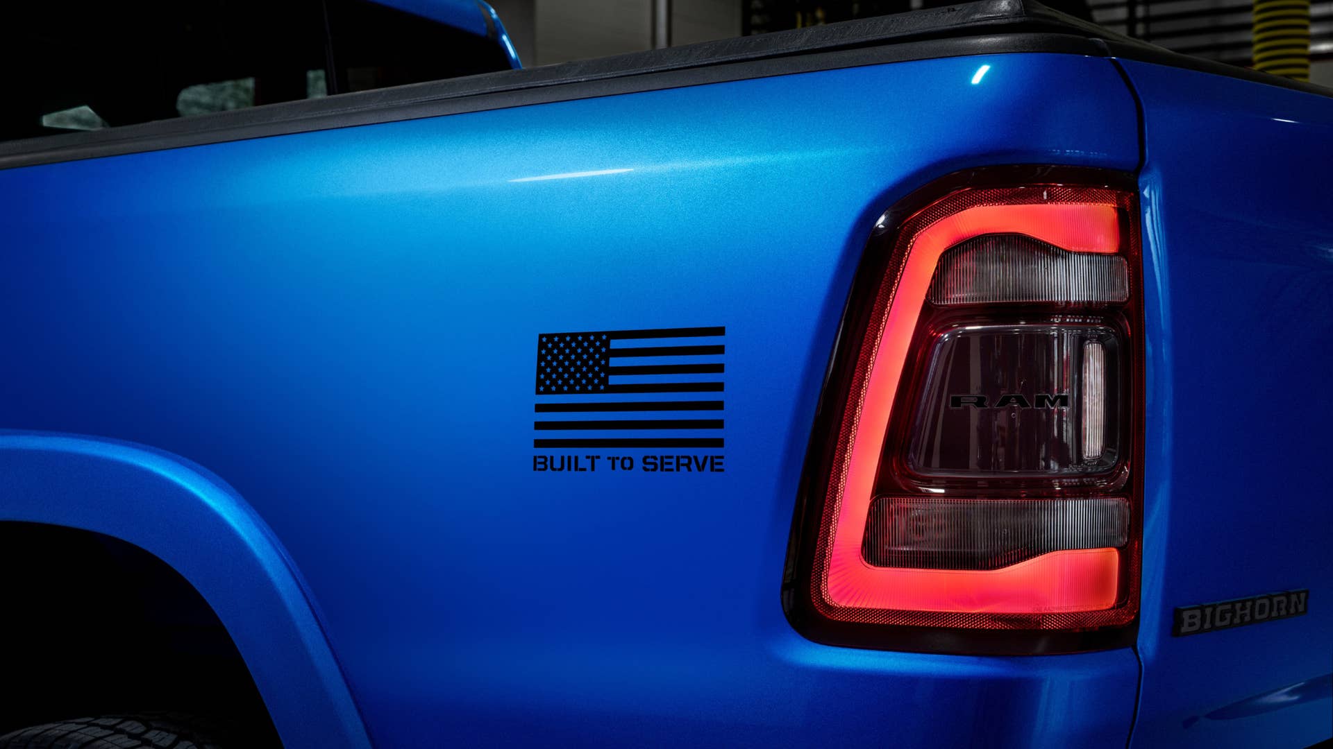 2023 Ram 1500 ‘Built to Serve’ Emergency Medical Service (EMS) flag decal