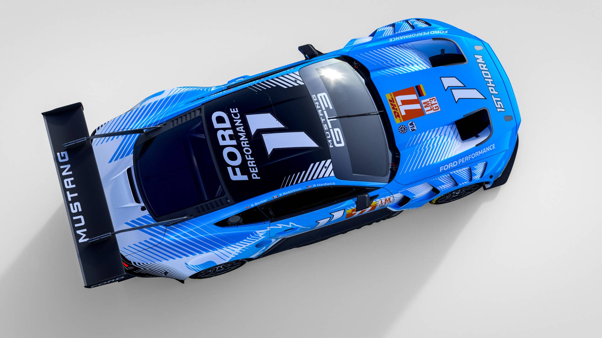 Ford reveals various Mustang GT3 race car liveries for series around ...