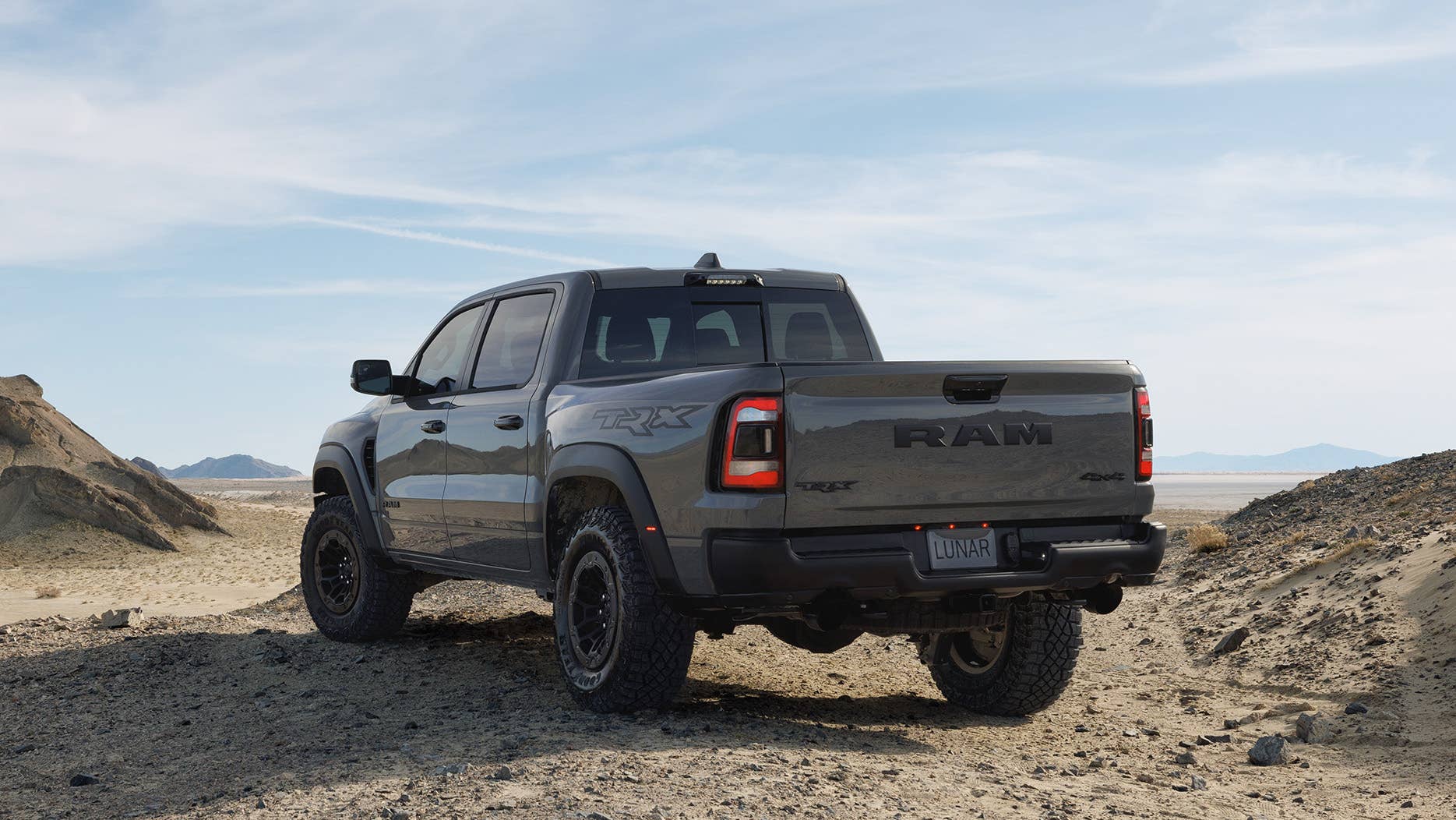 2023 Ram 1500 TRX Lunar Edition rear three-quarters