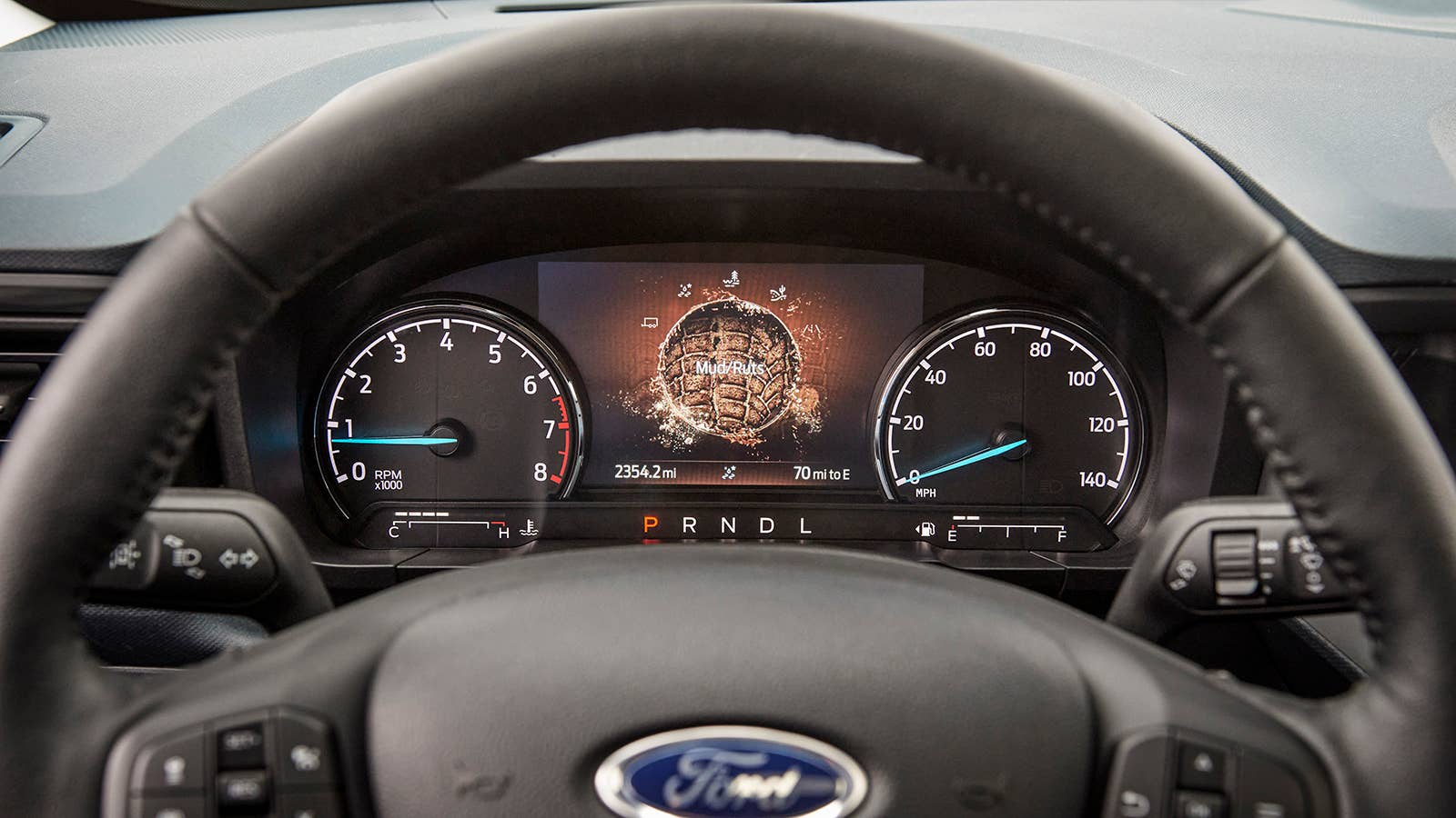 2023 Ford Maverick Tremor instrument cluster
