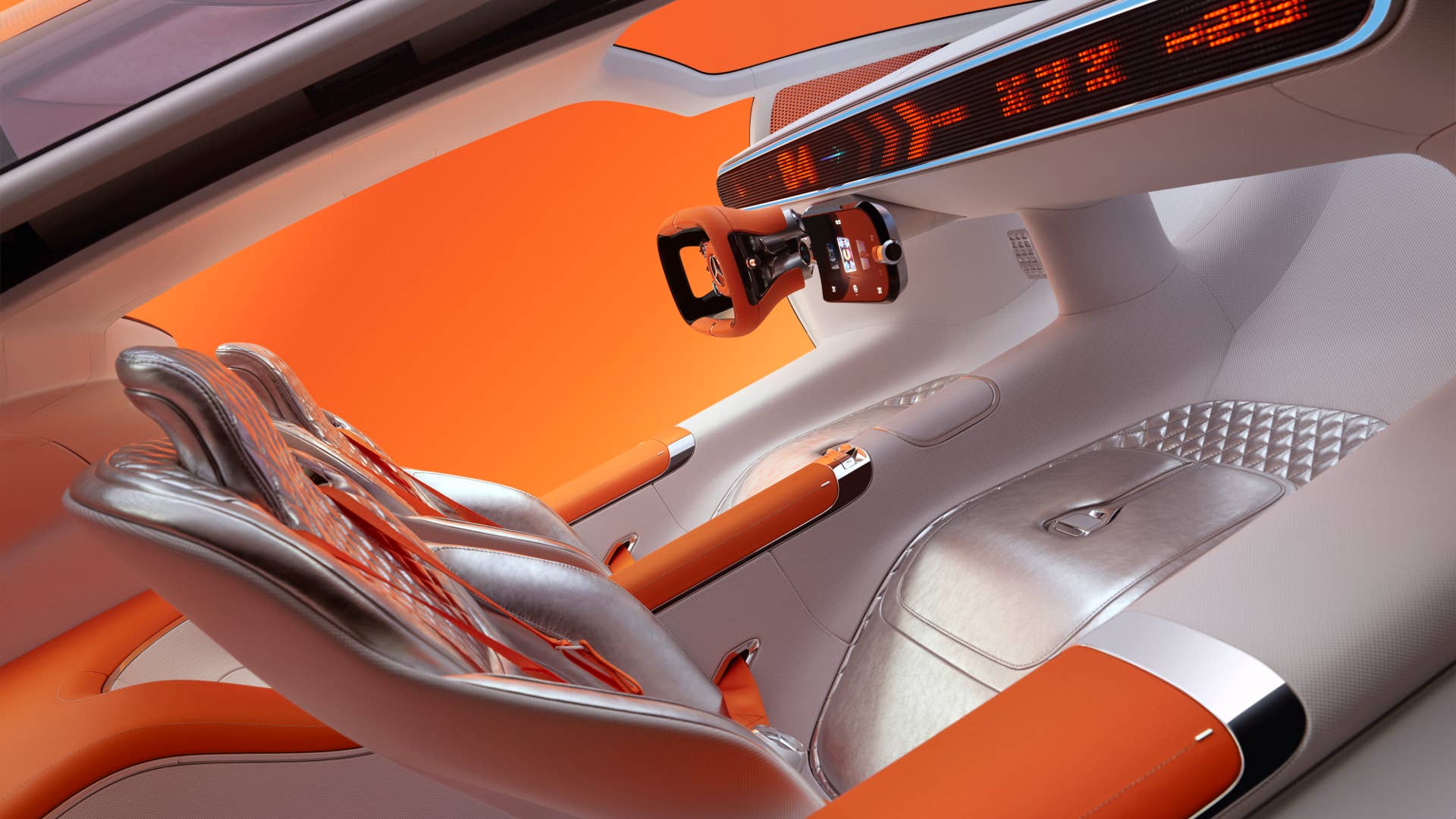 Mit dem Mercedes-Benz Vision One-Eleven präsentiert Mercedes-Benz eine neue Sportwagenstudie, die eine höchst dynamische Formensprache mit innovativer, vollelektrischer Antriebstechnologie kombiniert.  // Mercedes-Benz presents a new sports car study. The Vision One-Eleven combines a highly dynamic design language with innovative all-electric powertrain technology.