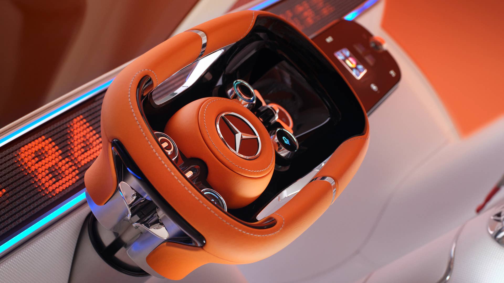 Mit dem Mercedes-Benz Vision One-Eleven präsentiert Mercedes-Benz eine neue Sportwagenstudie, die eine höchst dynamische Formensprache mit innovativer, vollelektrischer Antriebstechnologie kombiniert.  // Mercedes-Benz presents a new sports car study. The Vision One-Eleven combines a highly dynamic design language with innovative all-electric powertrain technology.