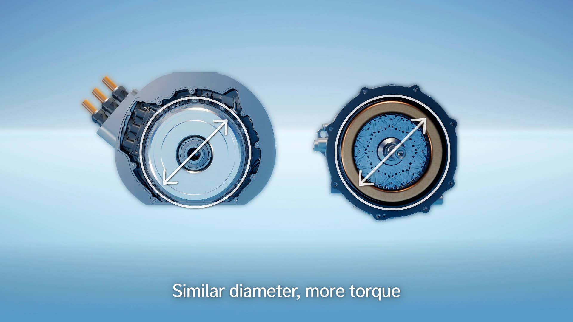 Neuer YASA Axialfluss-Elektromotor im Vergleich zum herkömmlichen Radialflussmotor // Upcoming YASA axial flux electric motor compared to common radial flux motor
