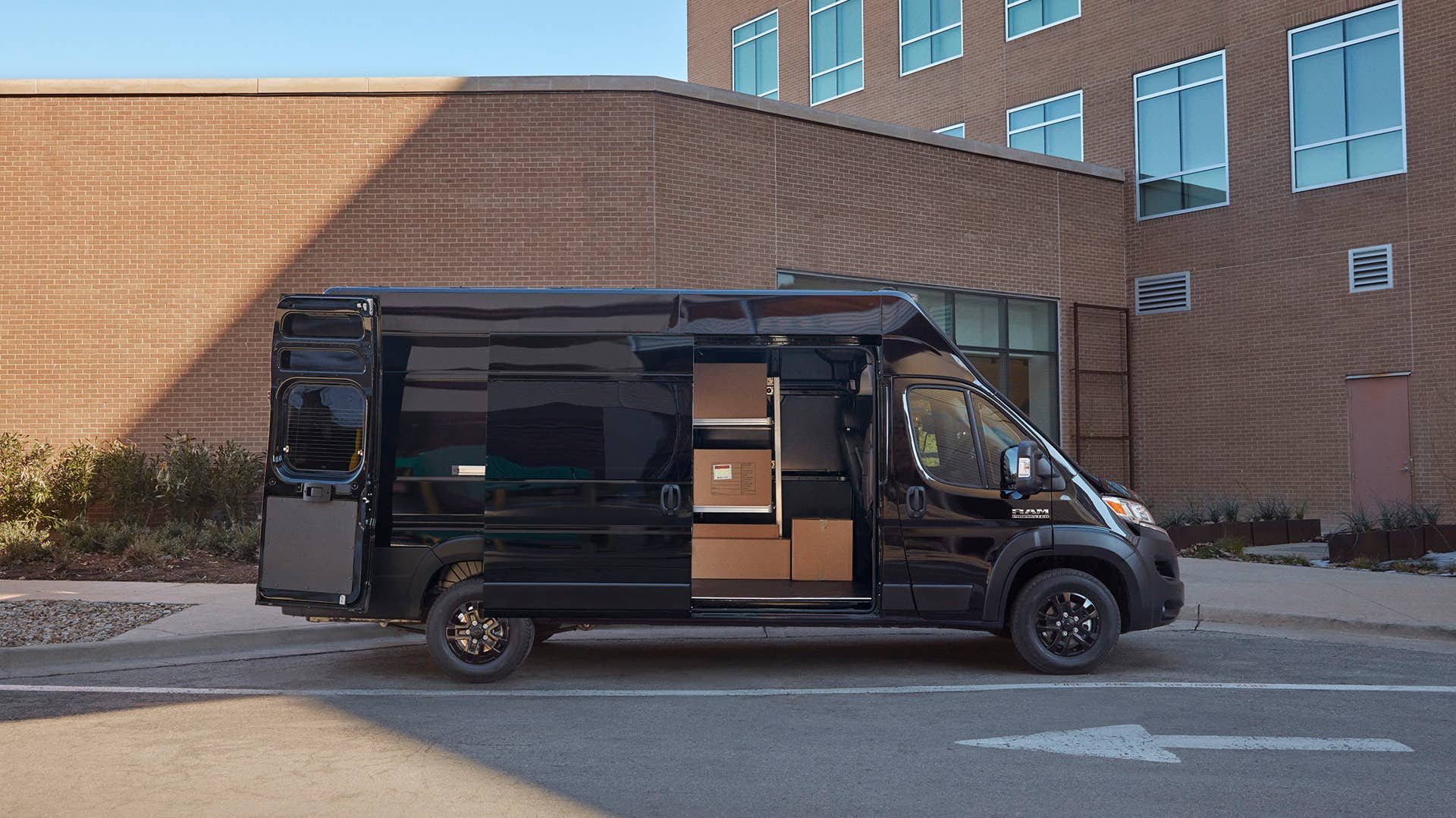2023 Ram ProMaster super high roof passenger's side profile