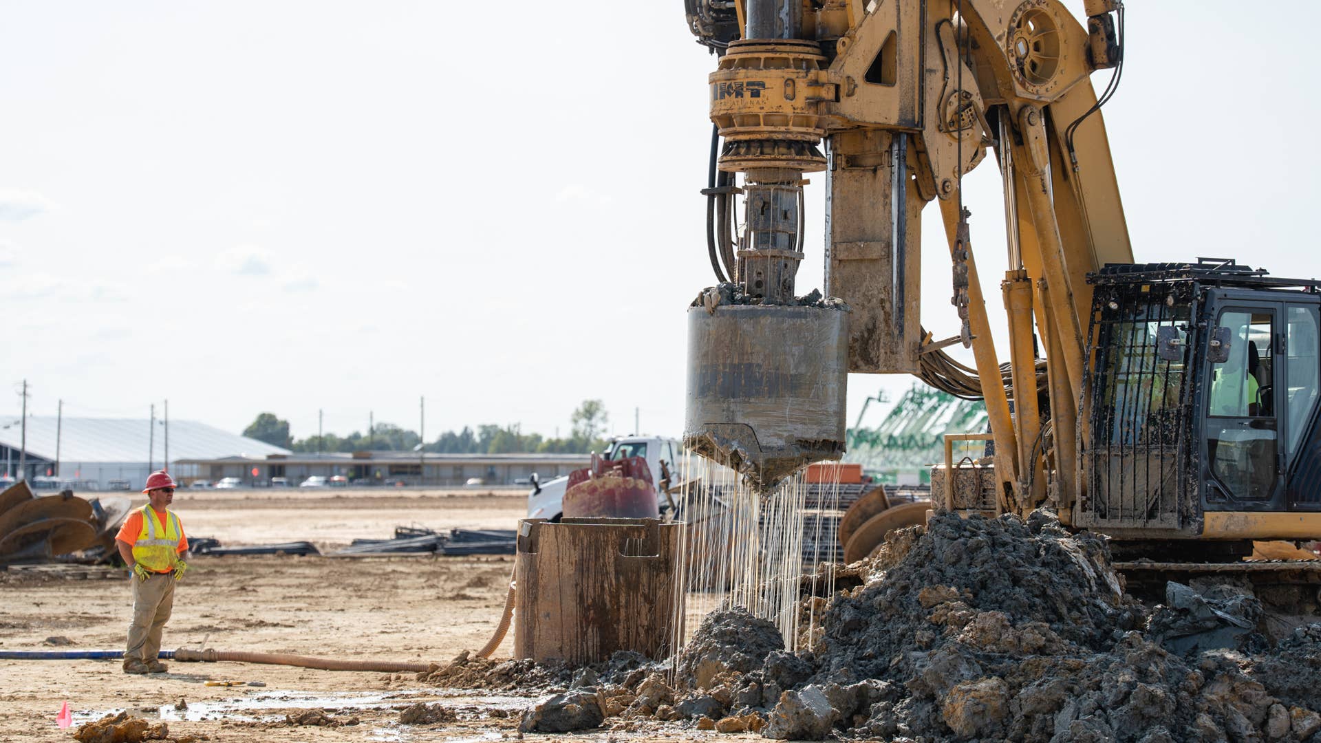 Ford has officially broken ground at BlueOval City. Less than one year after Ford and SK On announced their $5.6 billion investment to build future all-new, electric trucks and advanced batteries for future Ford and Lincoln vehicles in West Tennessee, more than 4,600 deep foundations have been installed at BlueOval City. With construction underway at BlueOval City, Ford – America’s No. 2 electric vehicle brand – gets closer to its target of reaching a 2 million electric vehicle annual run rate globally by late 2026. The nearly 6-square-mile mega campus will create approximately 6,000 new jobs and is on track to open in 2025.