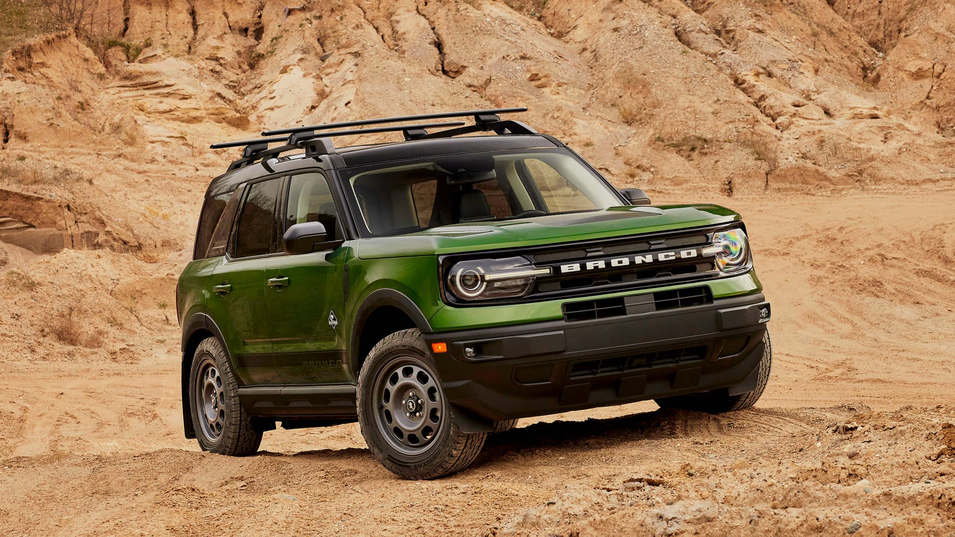 Optional equipment shown.   Limited Availability. 2023 Bronco Sport Black Diamond Off-Road Package available April 2023. (courtesy Bronco Nation)