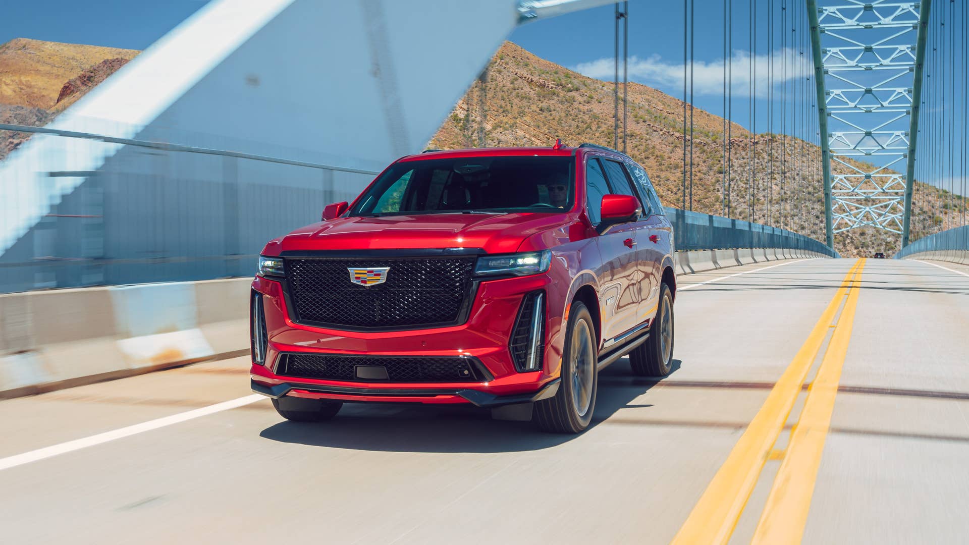 2023 Cadillac Escalade-V action bridge