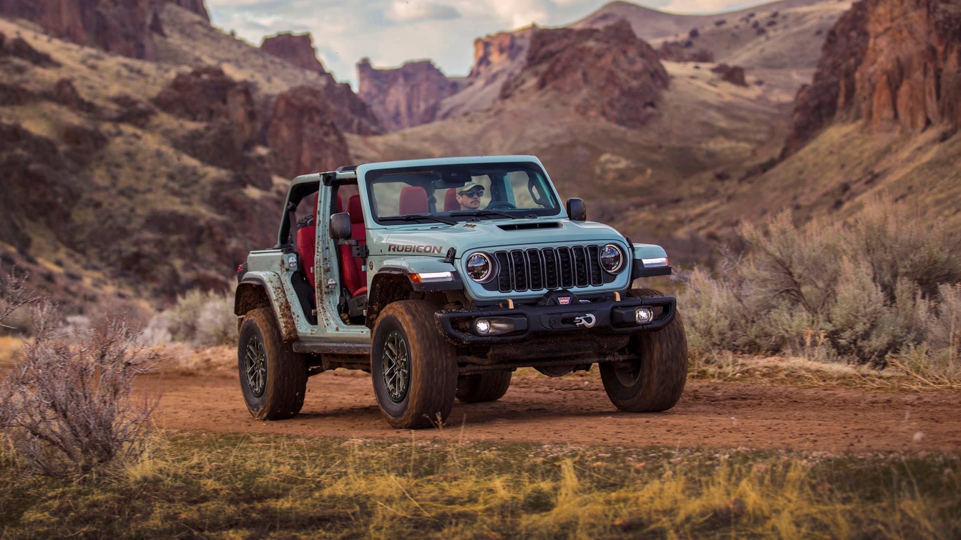 New 2024 Jeep® Wrangler Rubicon 392 with available factory-installed 8,000-lb.-capacity Warn winch