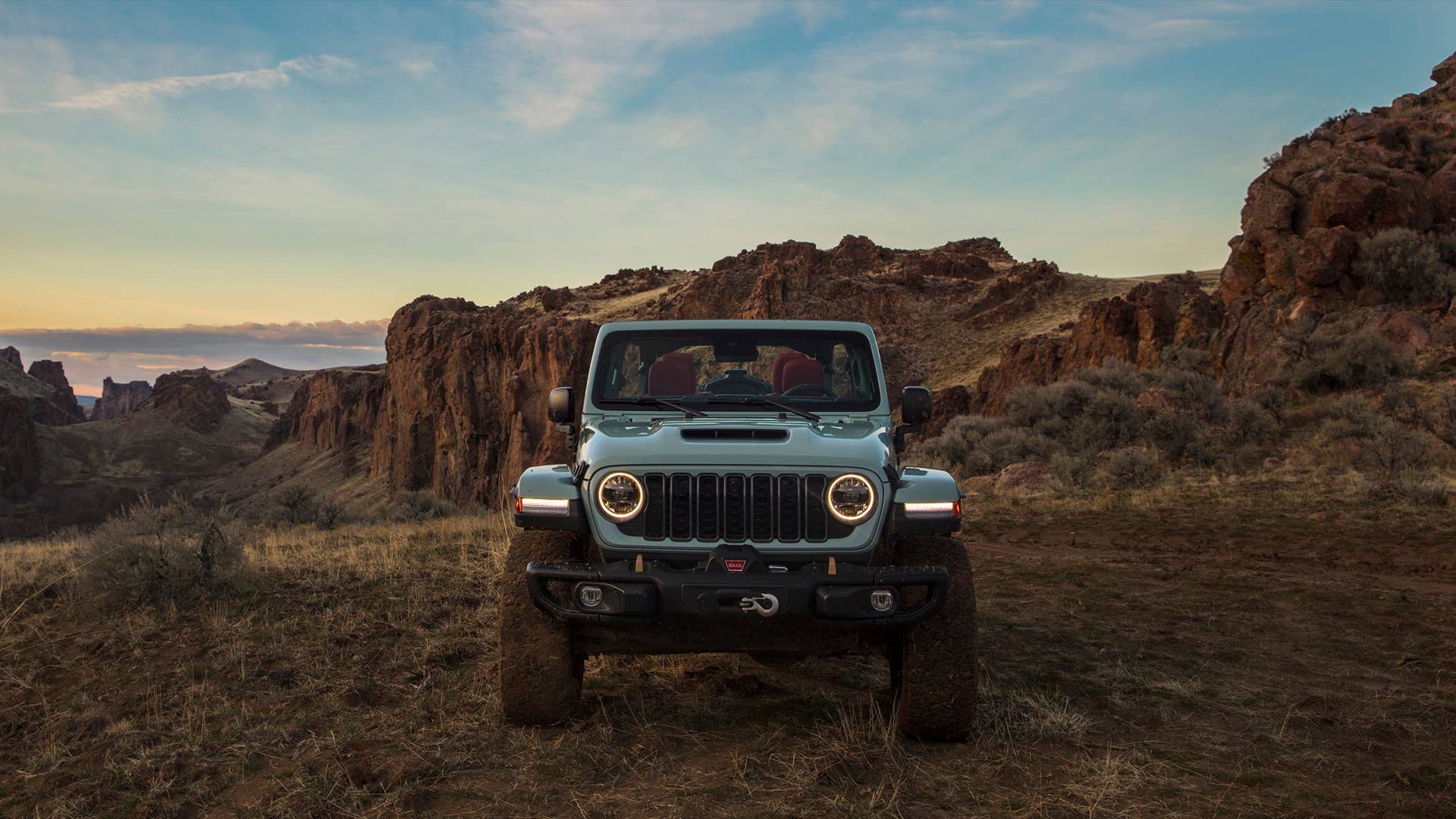 New 2024 Jeep® Wrangler Rubicon 392 with available factory-installed 8,000-lb.-capacity Warn winch