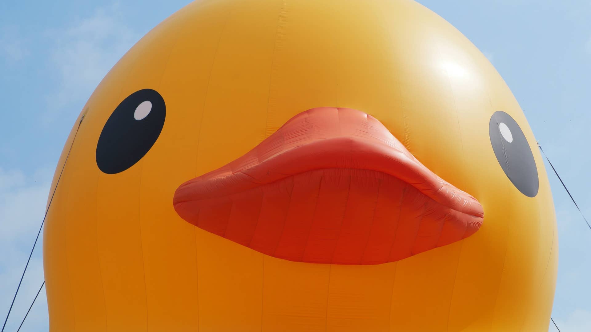 World's Largest Duck at the Detroit Auto Show