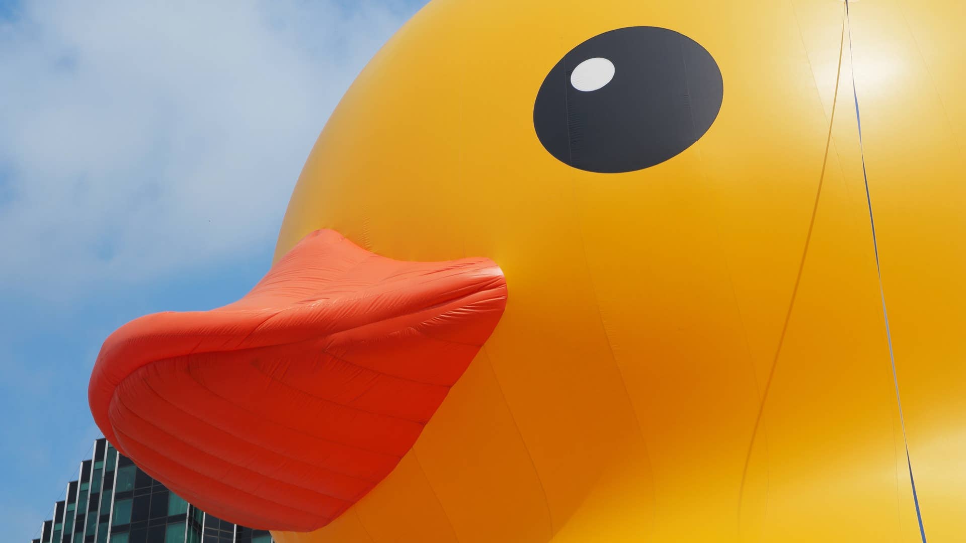 World's Largest Duck at the Detroit Auto Show