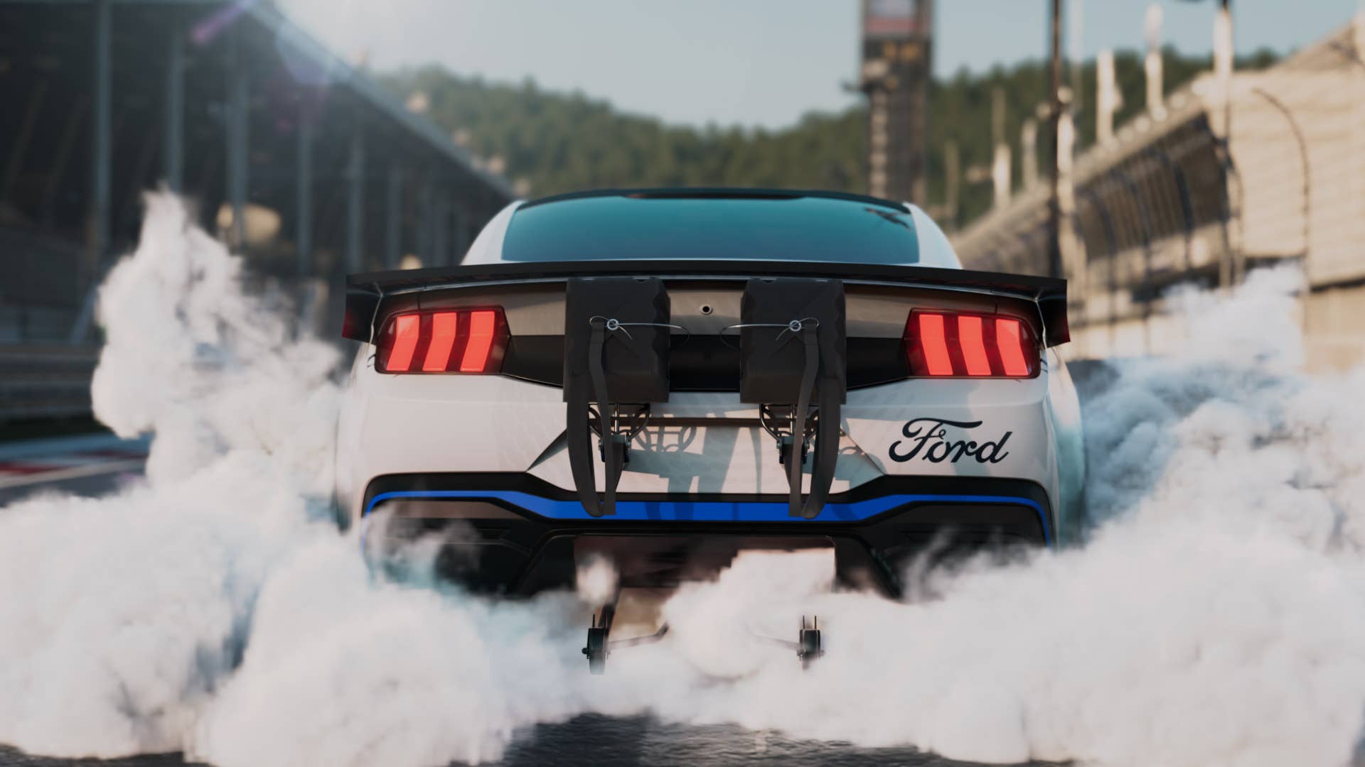 Closed course. Professional driver. Do not attempt. Preproduction computer-generated images shown
