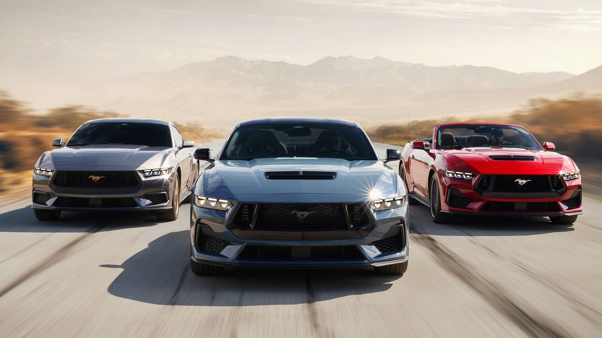 Pre-production vehicles shown.