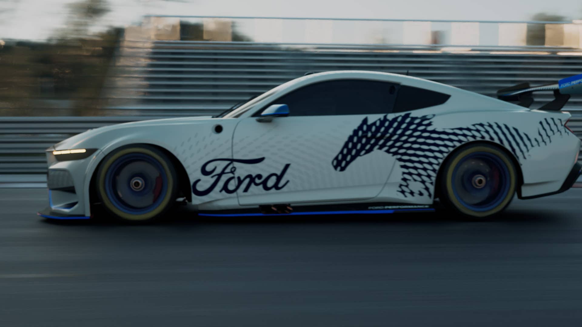 Closed course. Professional driver. Preproduction computer-generated images shown.