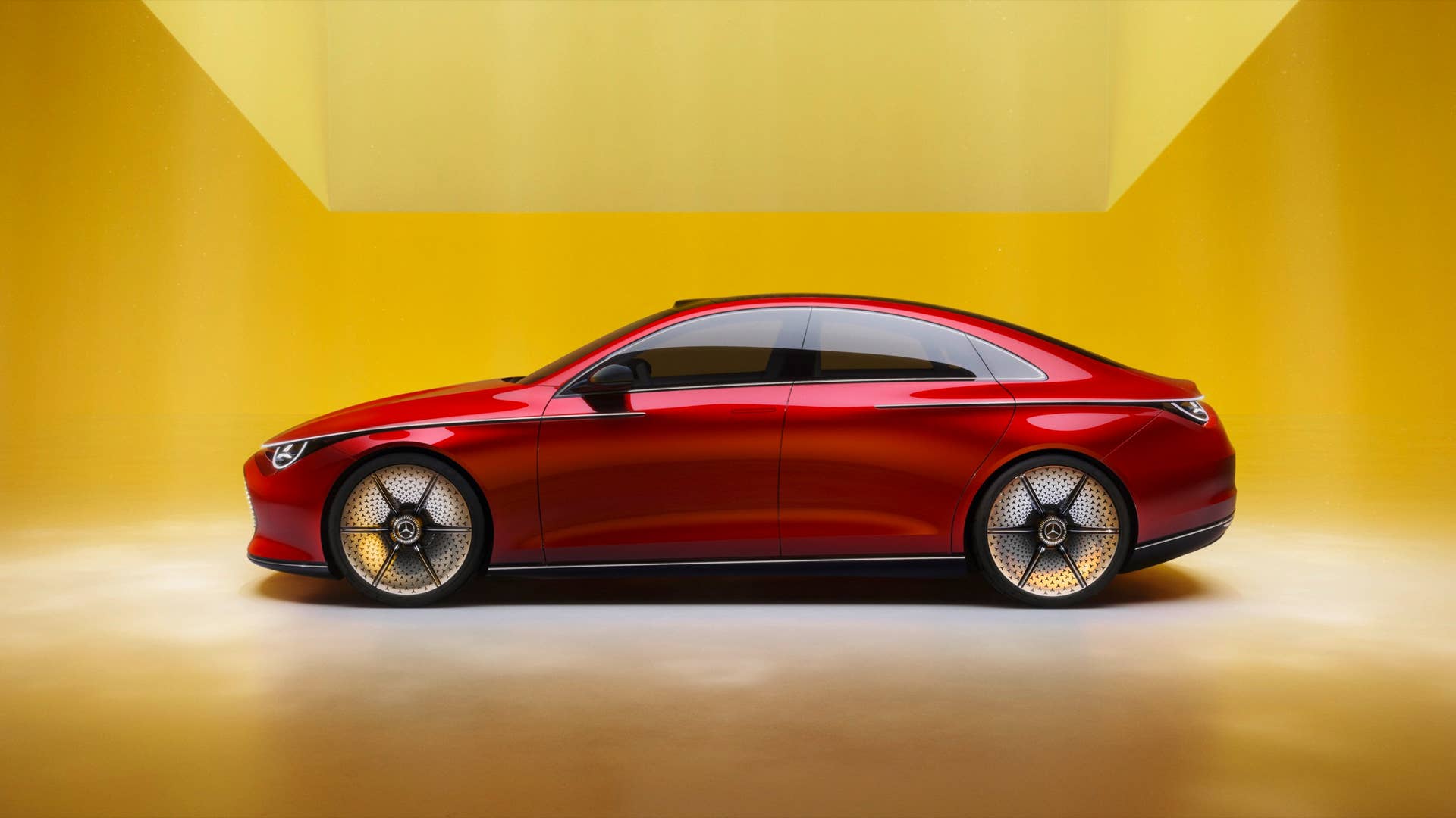 Mercedes-Benz Concept CLA Class: As the first car to be developed on the all-new electric-first Mercedes-Benz Modular Architecture (MMA) platform, the Concept CLA Class points the way for the next-generation electric-drive technology. // Mercedes-Benz Concept CLA Class: Als erstes Fahrzeug, das auf der komplett neuen elektrischen Plattform Mercedes-Benz Modular Architecture (MMA) entwickelt wurde, weist das Concept CLA Class den Weg für die nächste Generation der elektrischen Antriebstechnologie.
