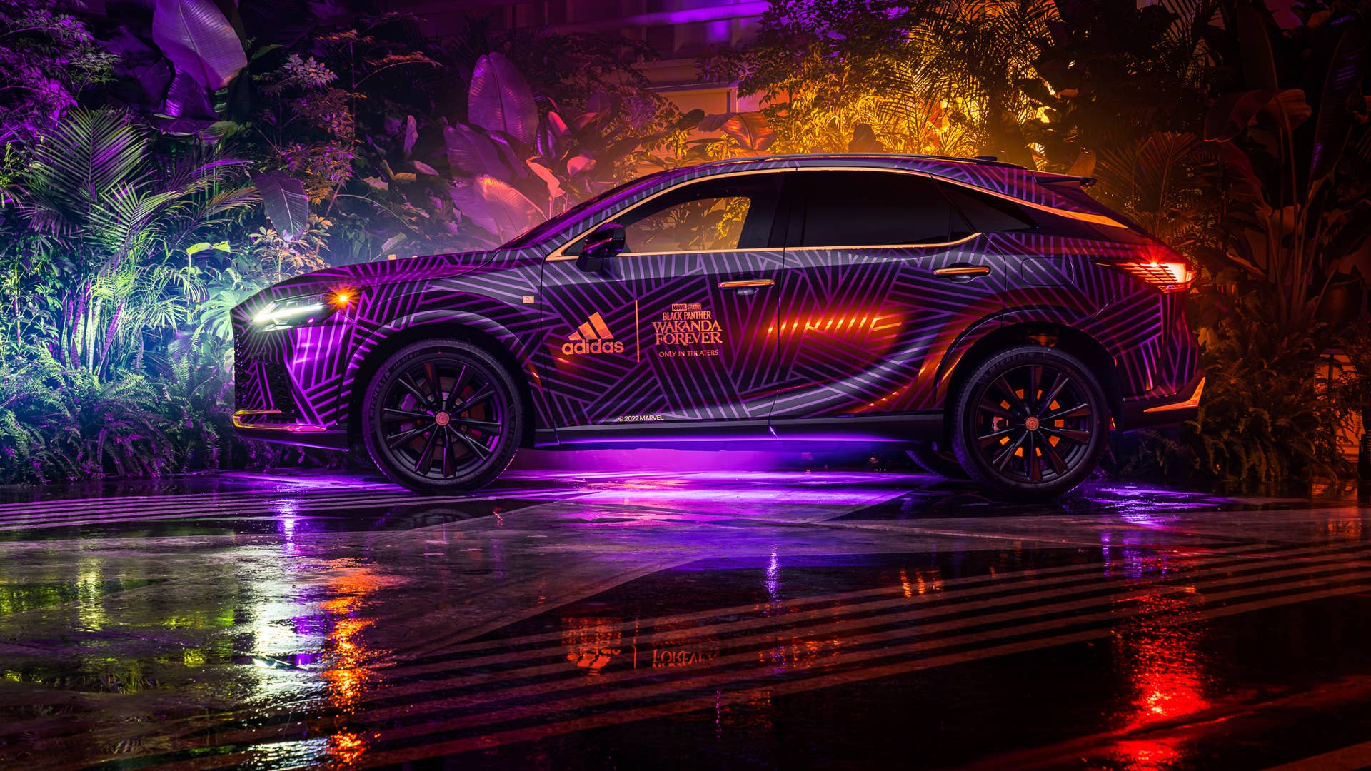 Lexus and Adidas celebrate 'Wakanda Forever' with unique RX design
