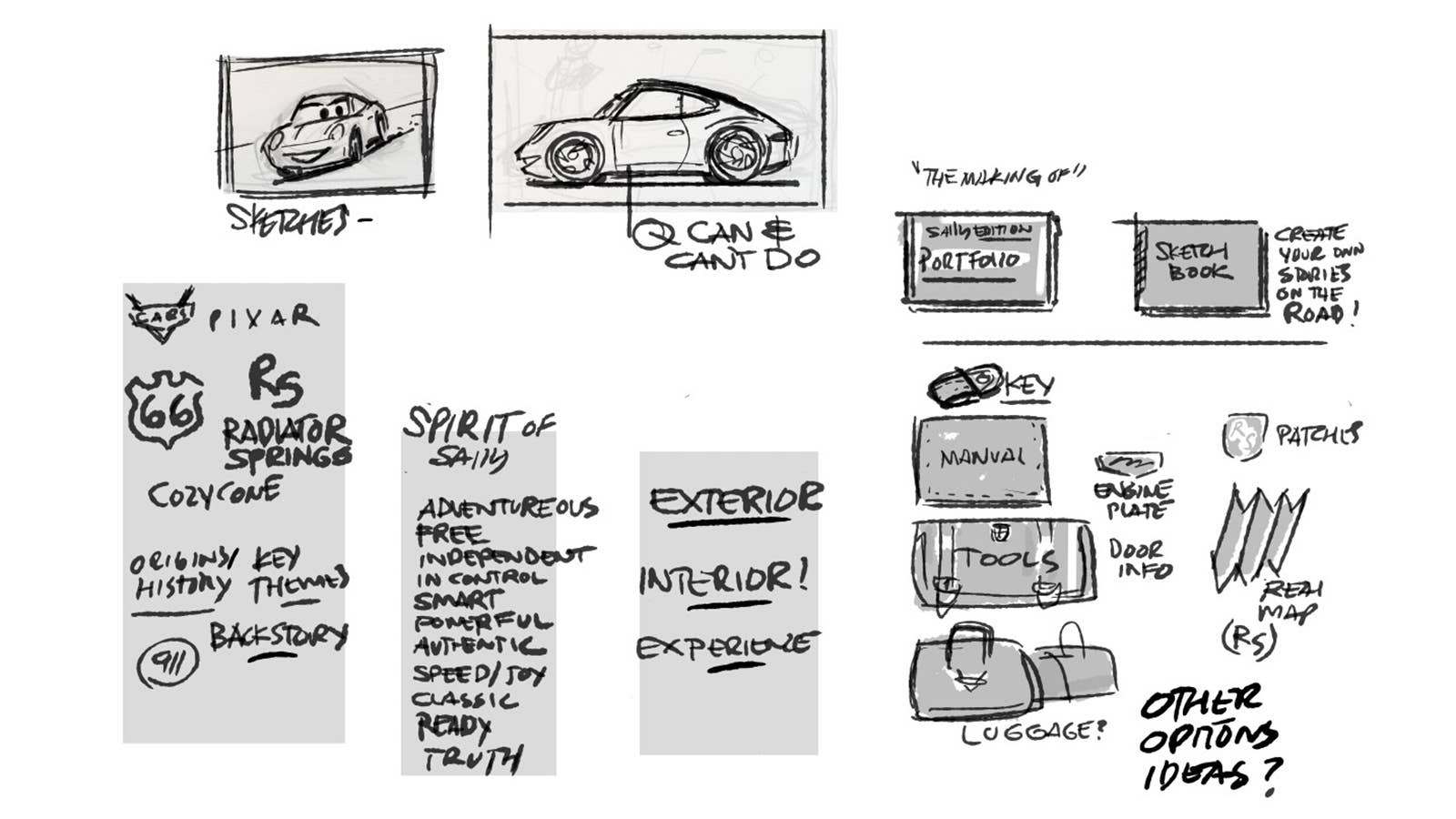 Sally 911 special edition sketch by Bob Pauley