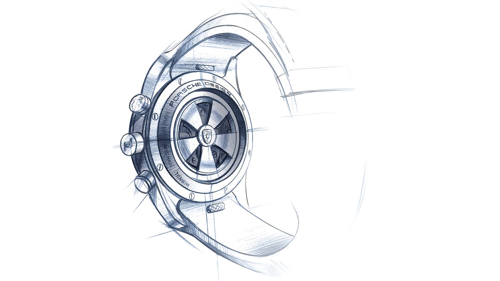 Porsche Design Timepiece sketch