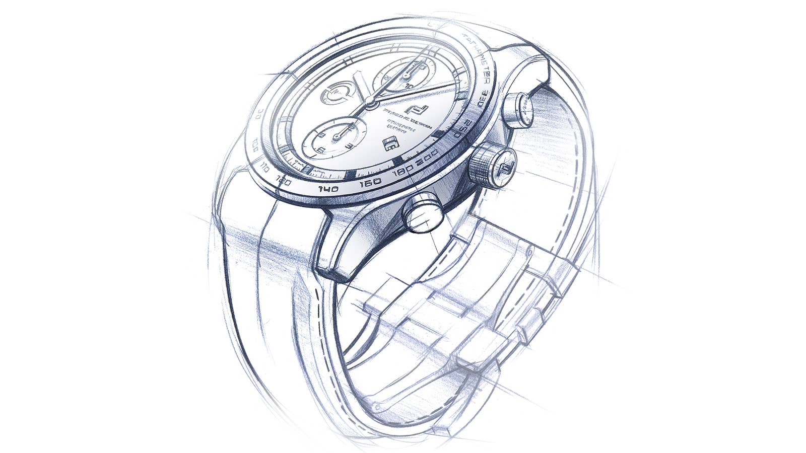 Porsche Design Timepiece sketch