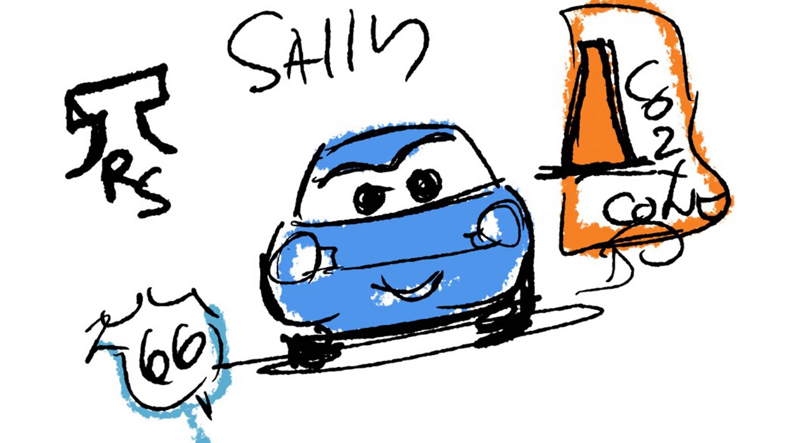 Sally 911 special edition sketch by Bob Pauley
