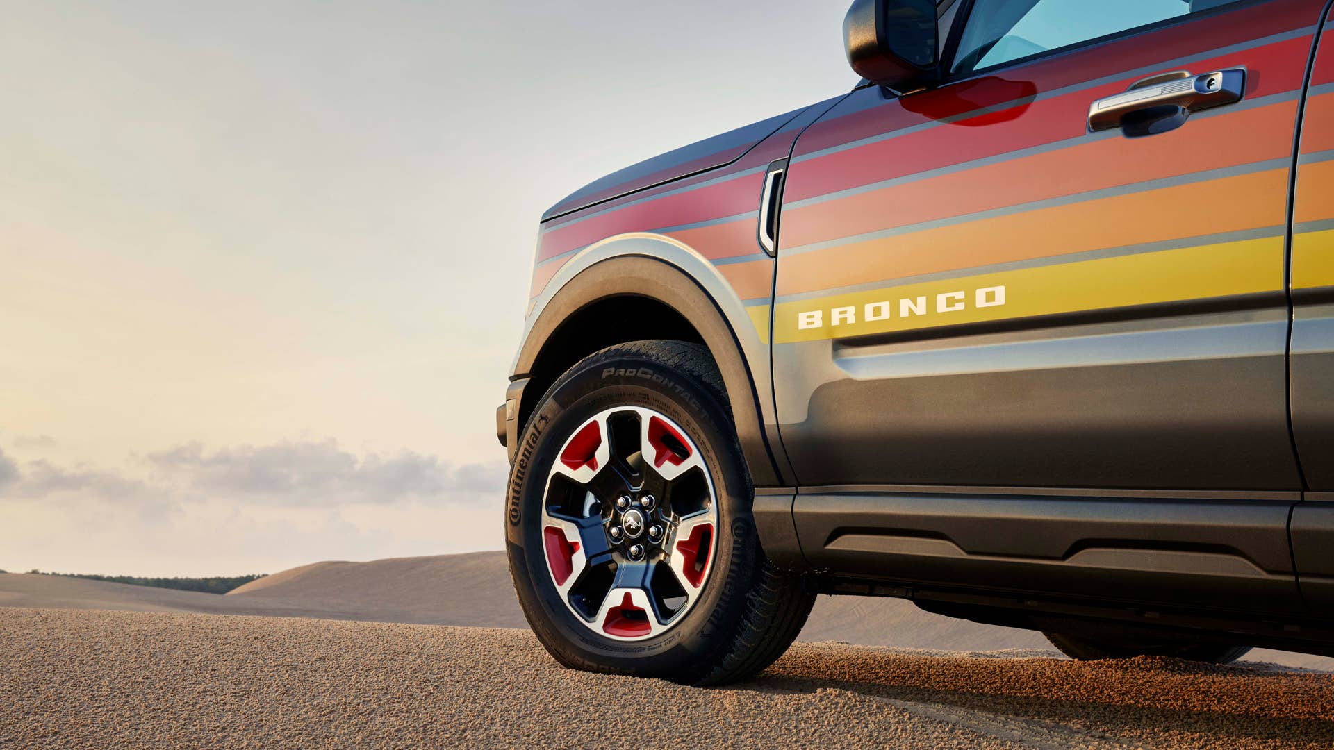 Preproduction Bronco Sport Free Wheeling with optional equipment shown
