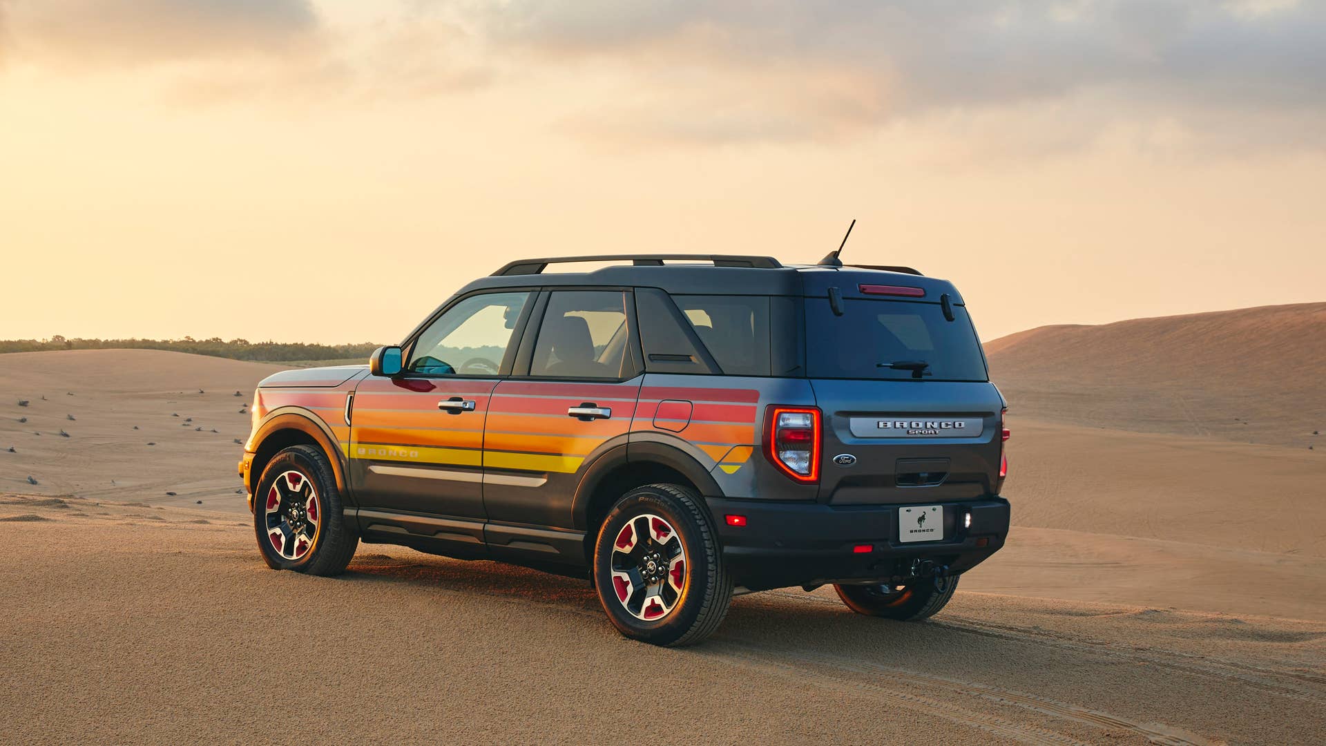 Preproduction Bronco Sport Free Wheeling with optional equipment shown