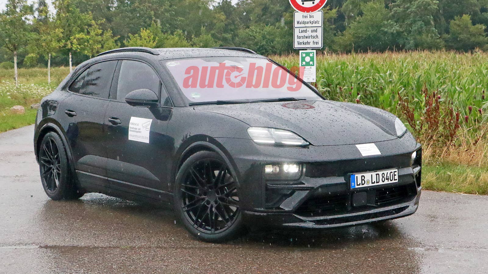 Porsche Macan EV prototype