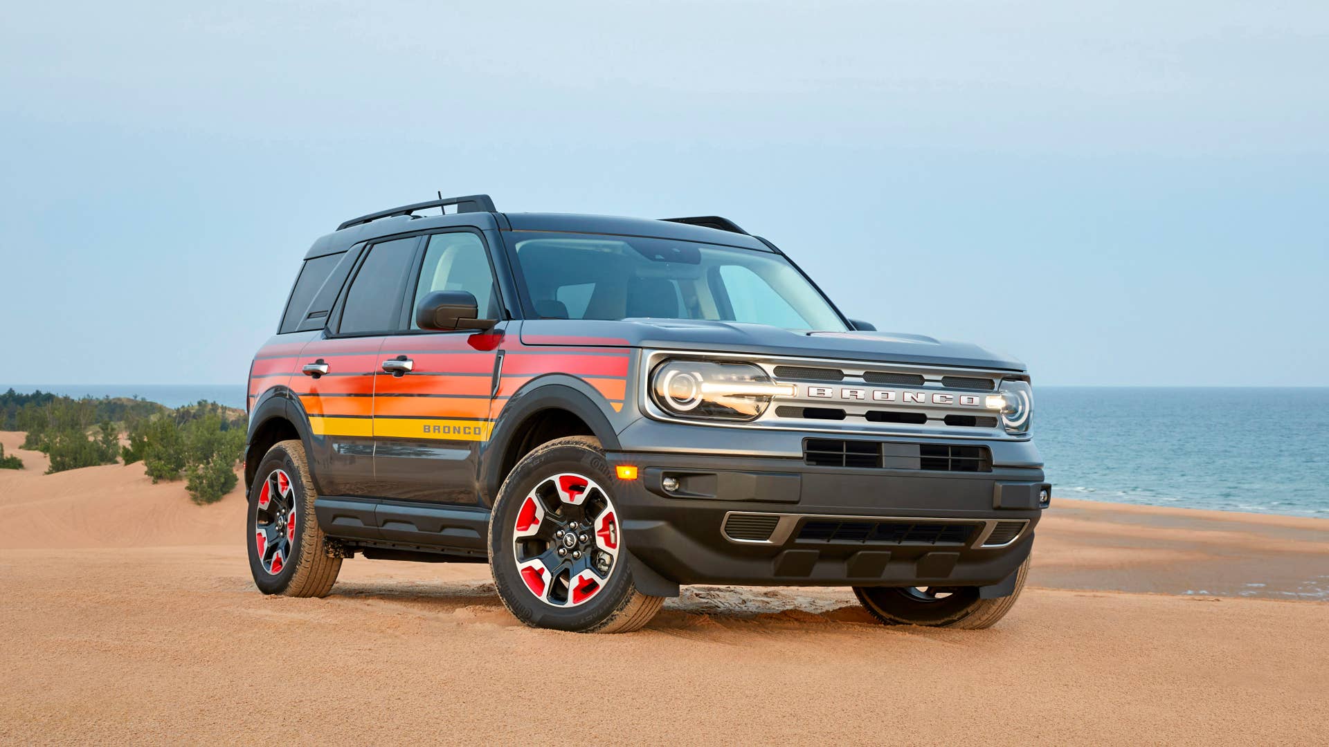Preproduction Bronco Sport Free Wheeling with optional equipment shown
