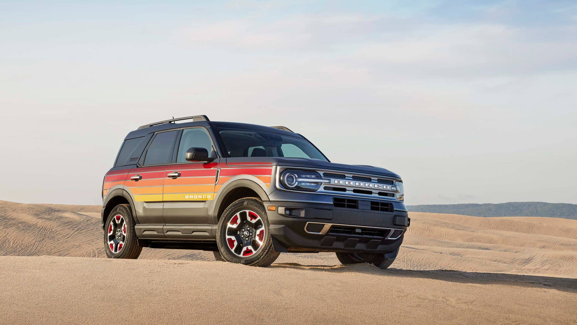 Preproduction Bronco Sport Free Wheeling with optional equipment shown
