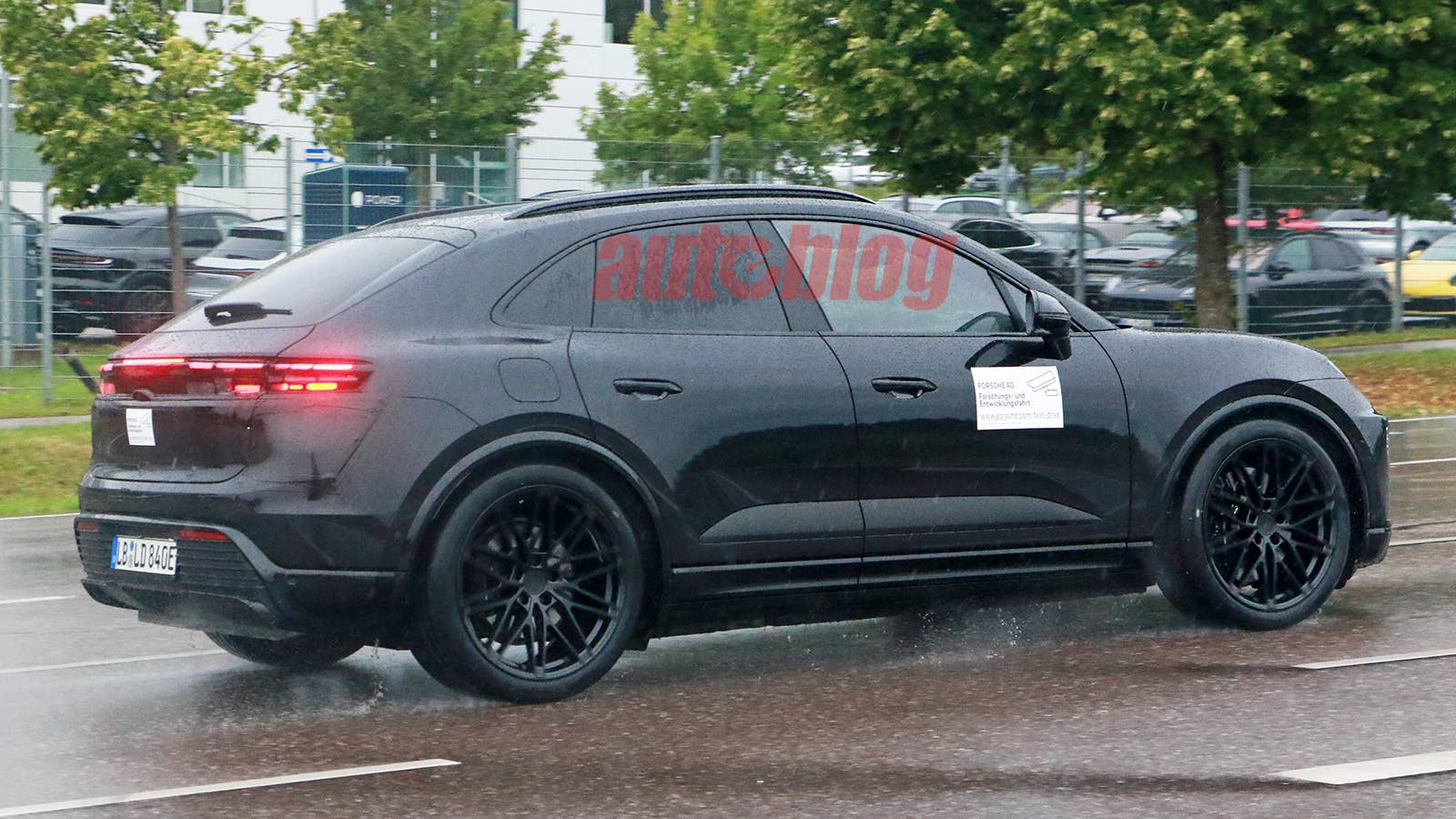 Porsche Macan EV prototype