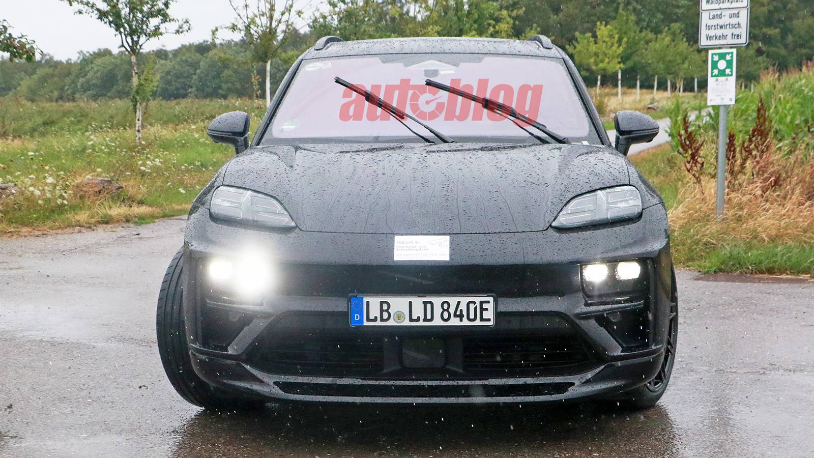 Porsche Macan EV prototype