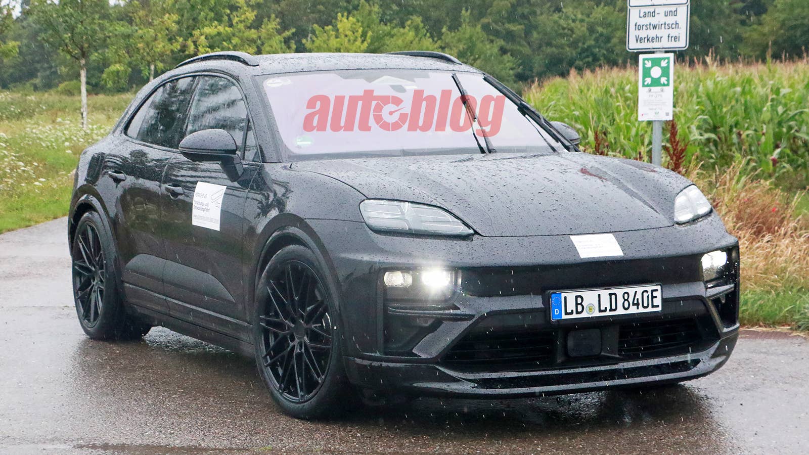 Porsche Macan EV prototype