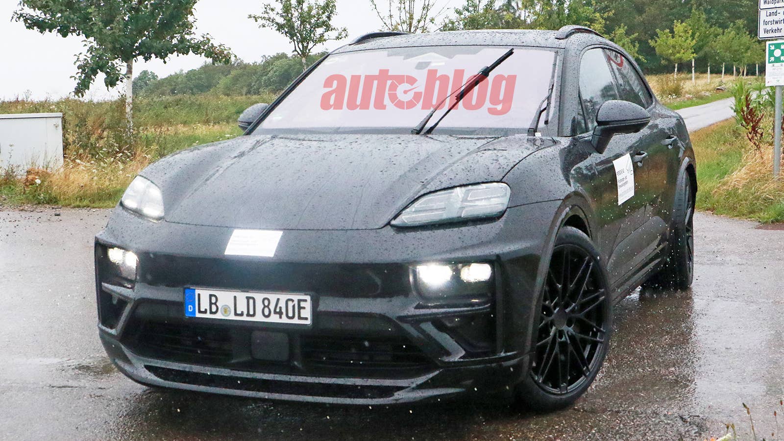Porsche Macan EV prototype