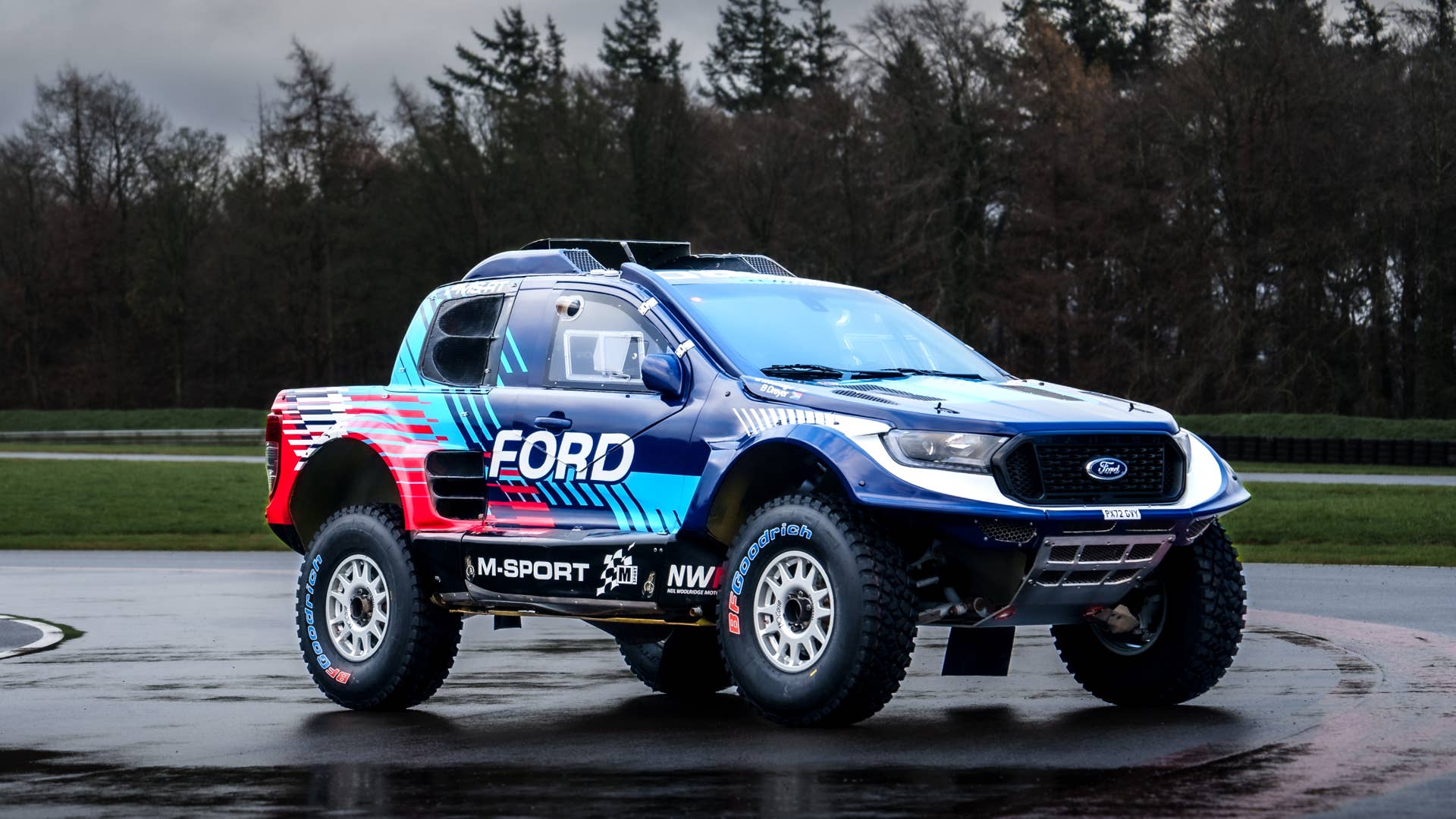 The M-Sport Ranger ahead of Dakar 2024.