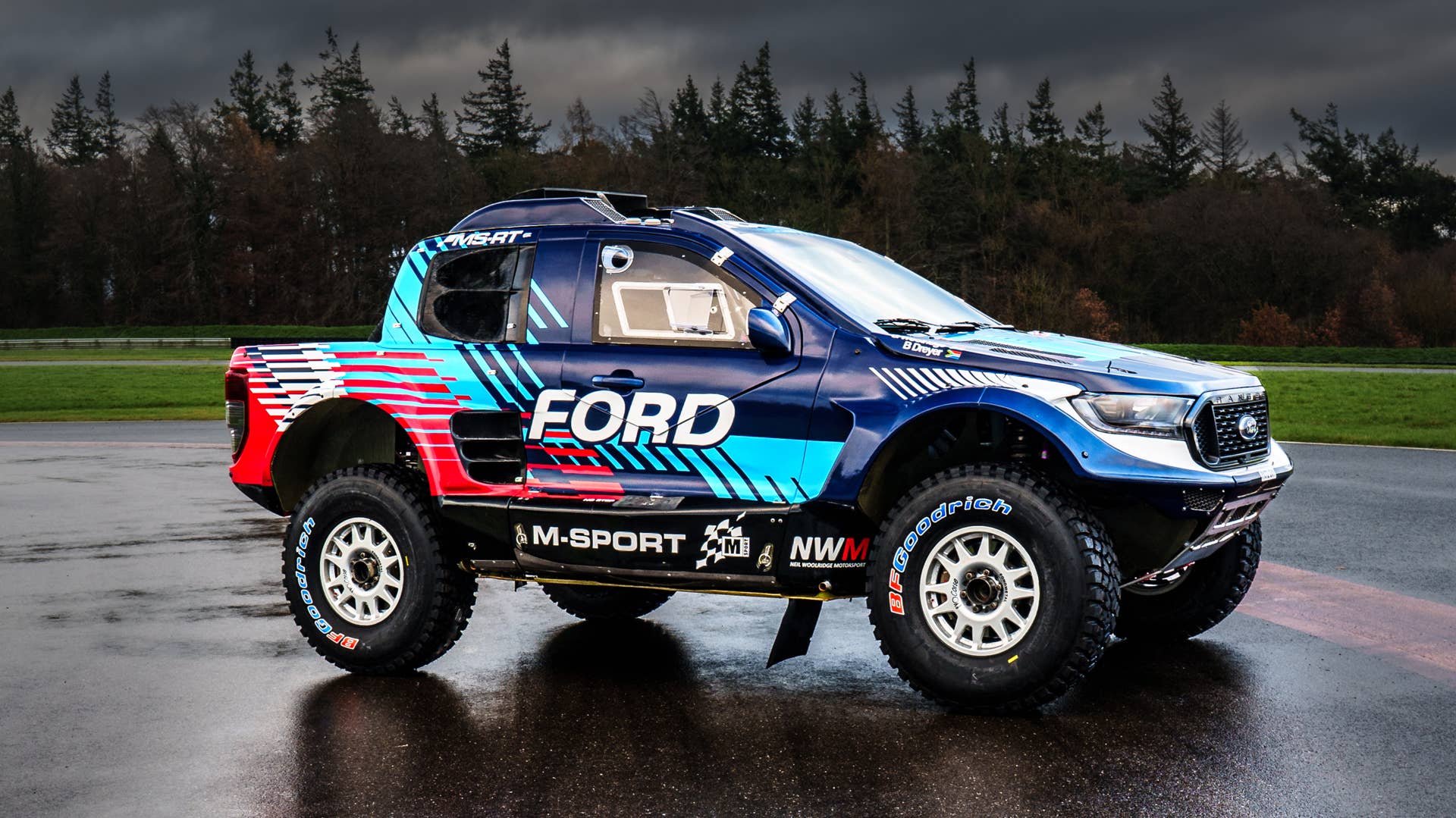 The M-Sport Ranger ahead of Dakar 2024.