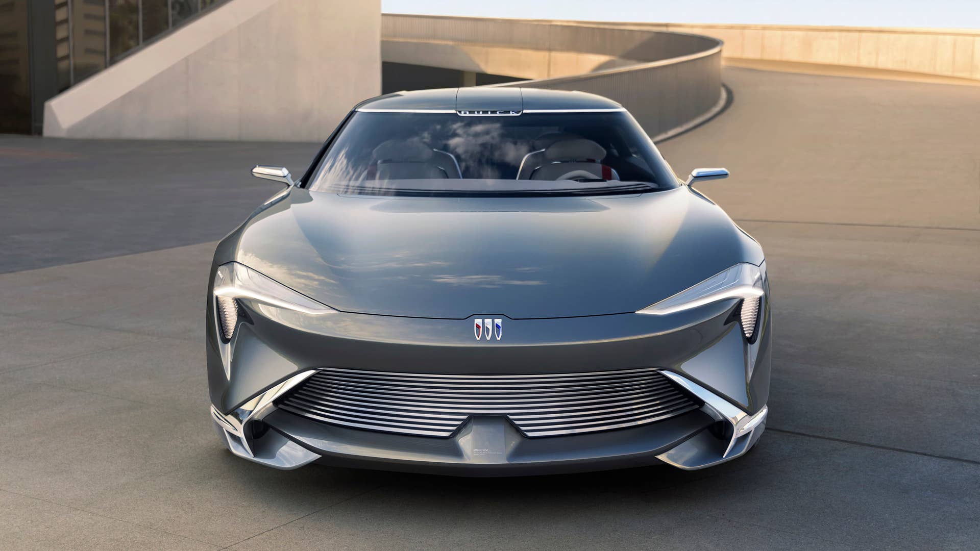 Buick Wildcat EV concept front view.