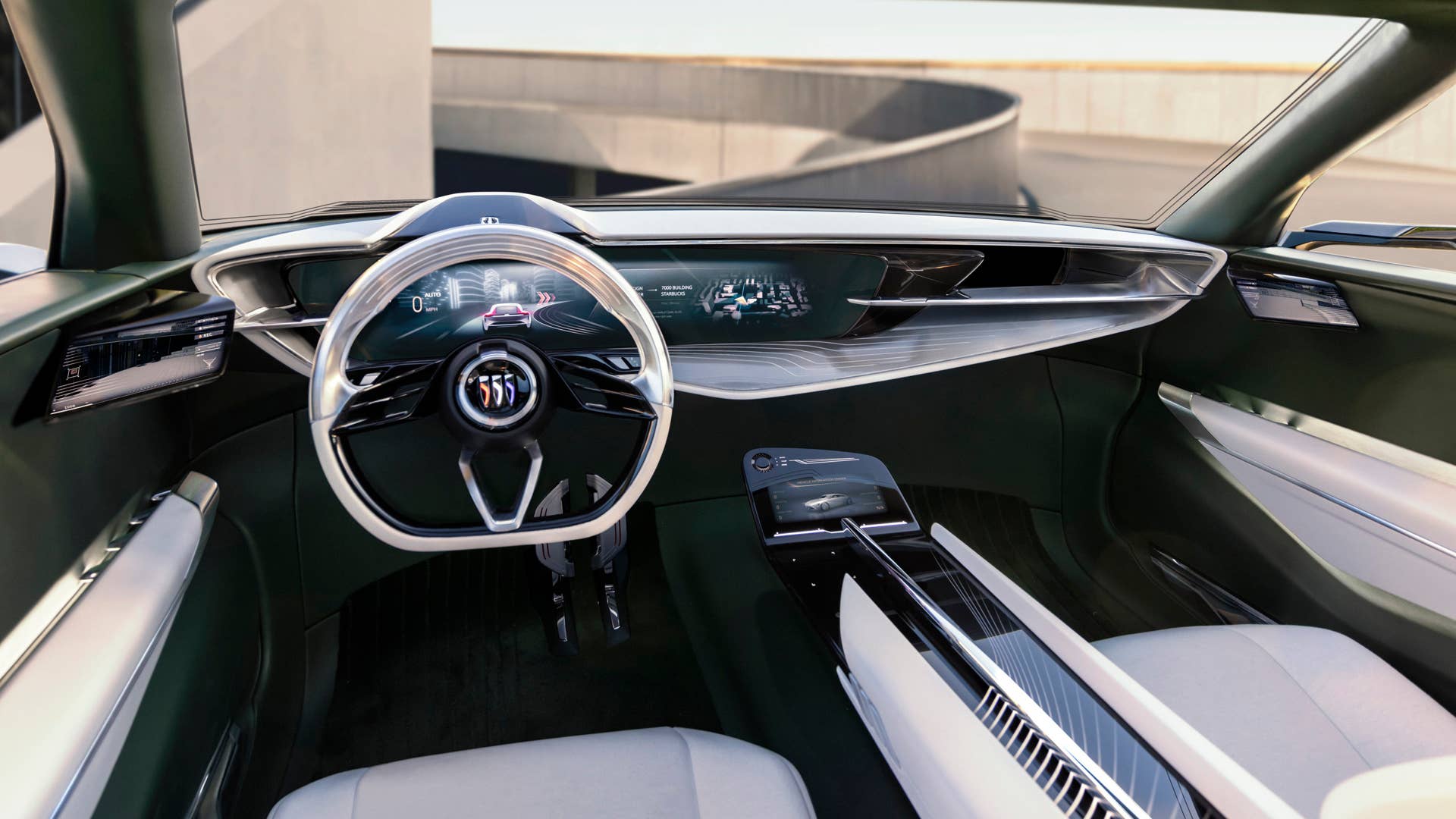 Buick Wildcat EV concept interior.