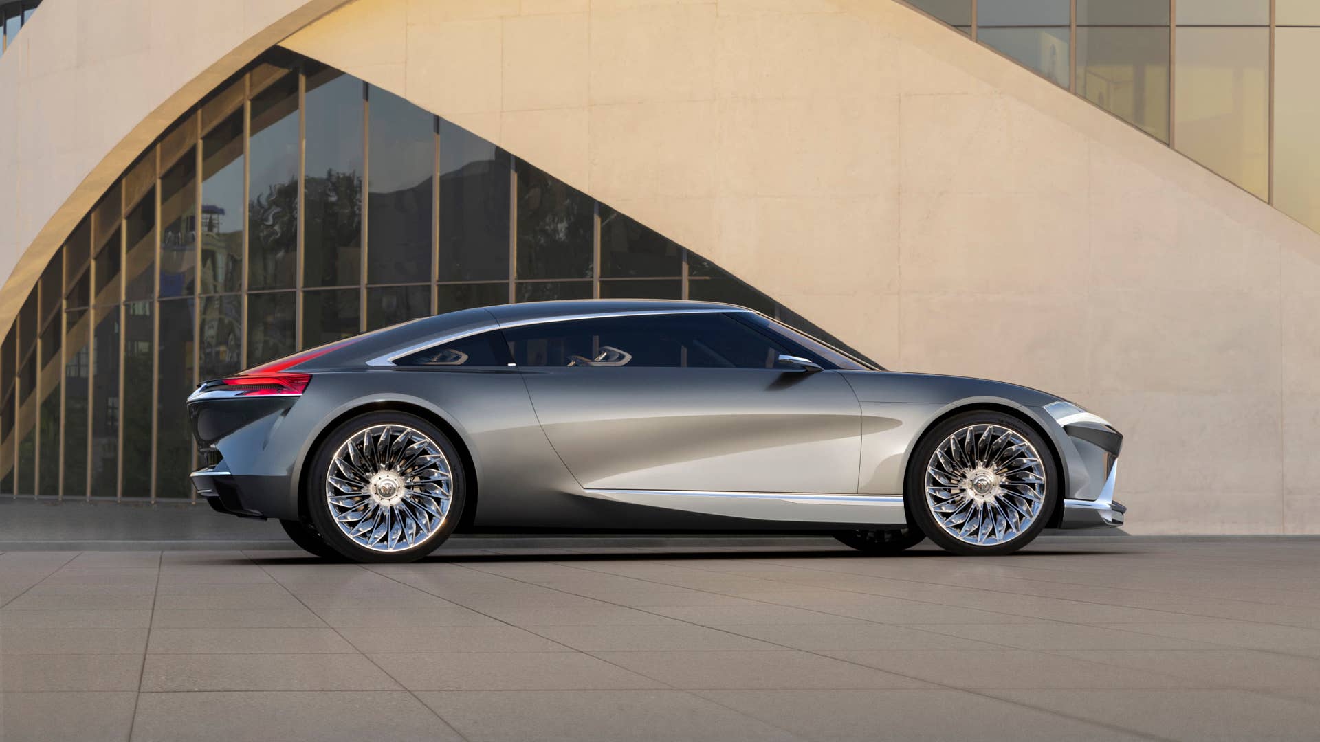 Buick Wildcat EV concept passenger side profile.