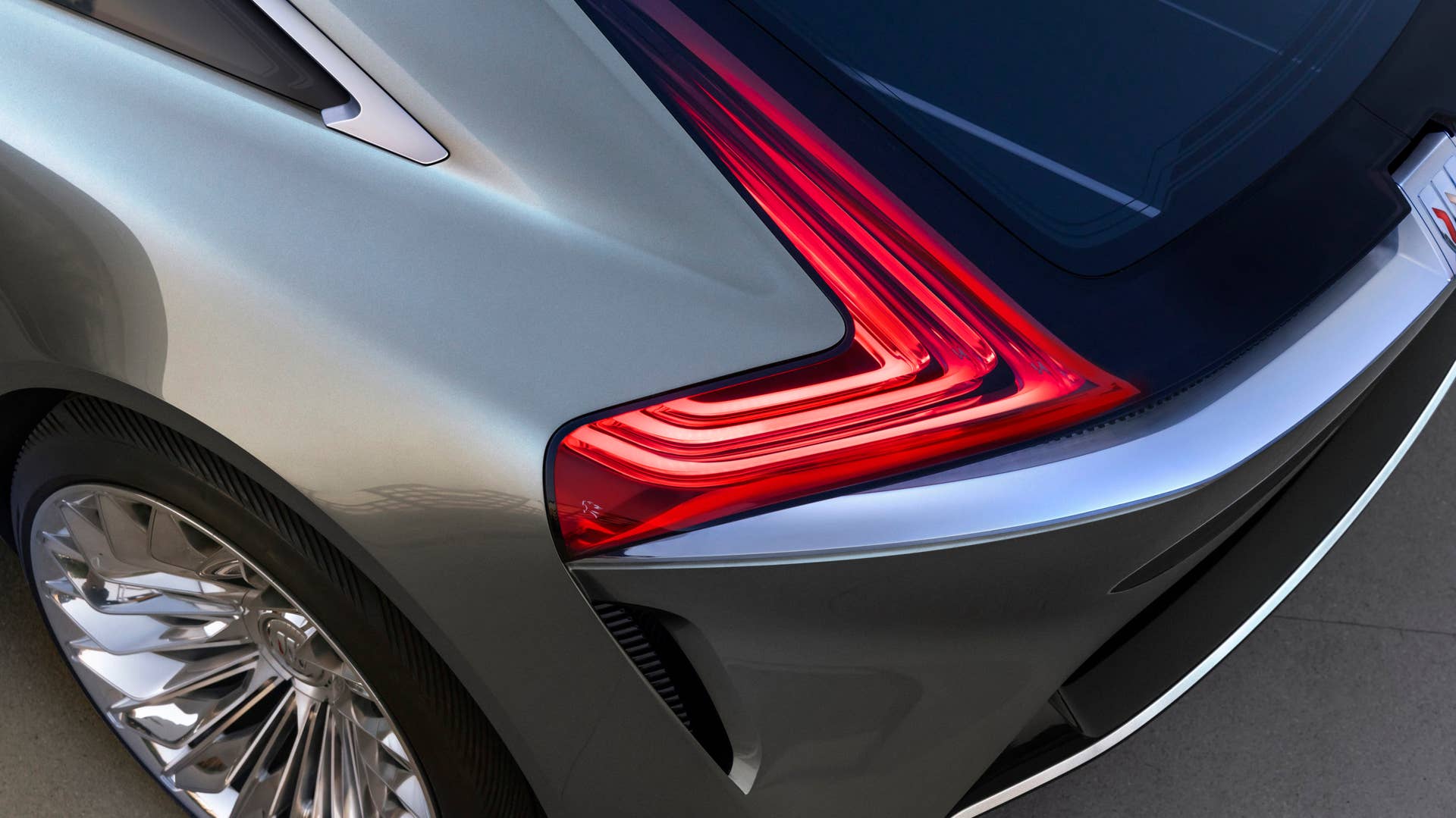 Buick Wildcat EV concept rear lighting.
